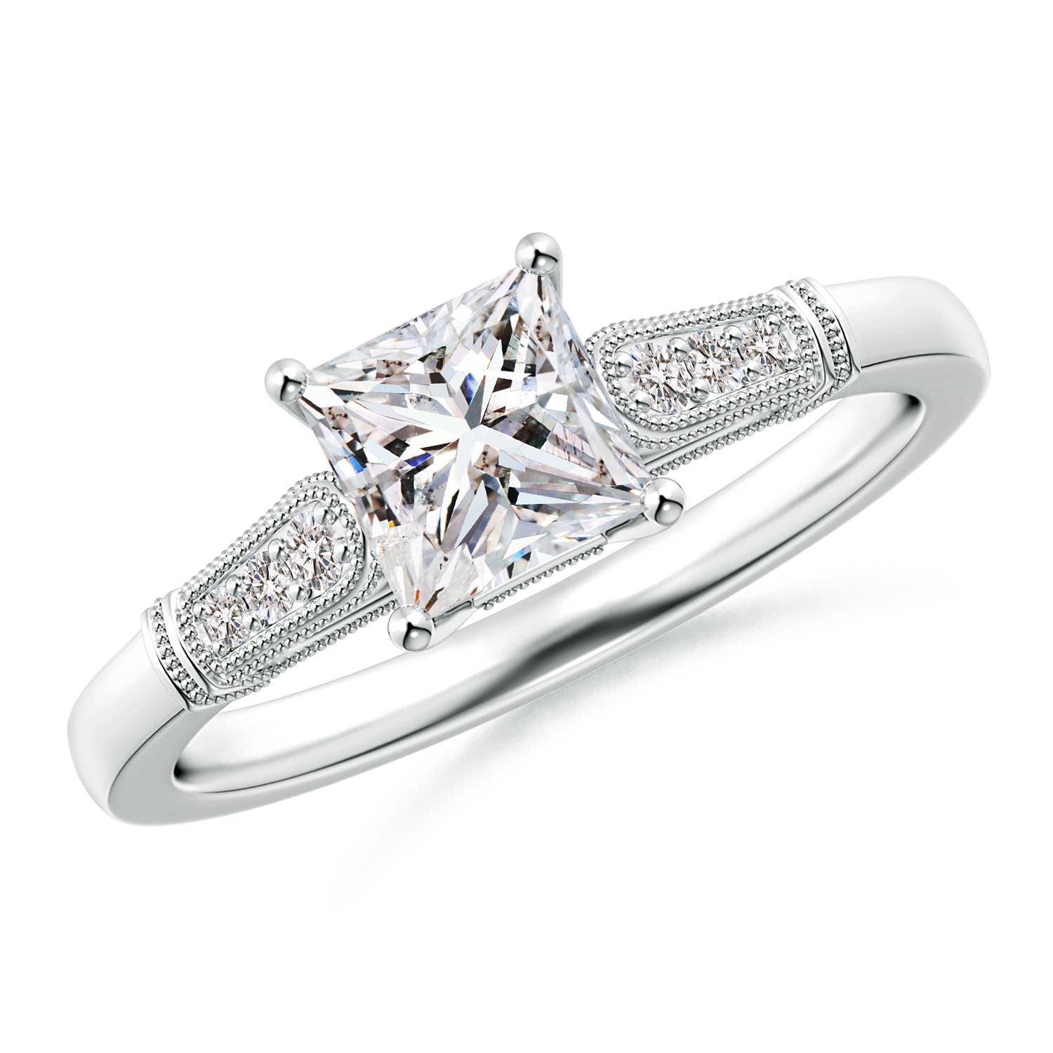 I-J, I1-I2 / 0.98 CT / 14 KT White Gold