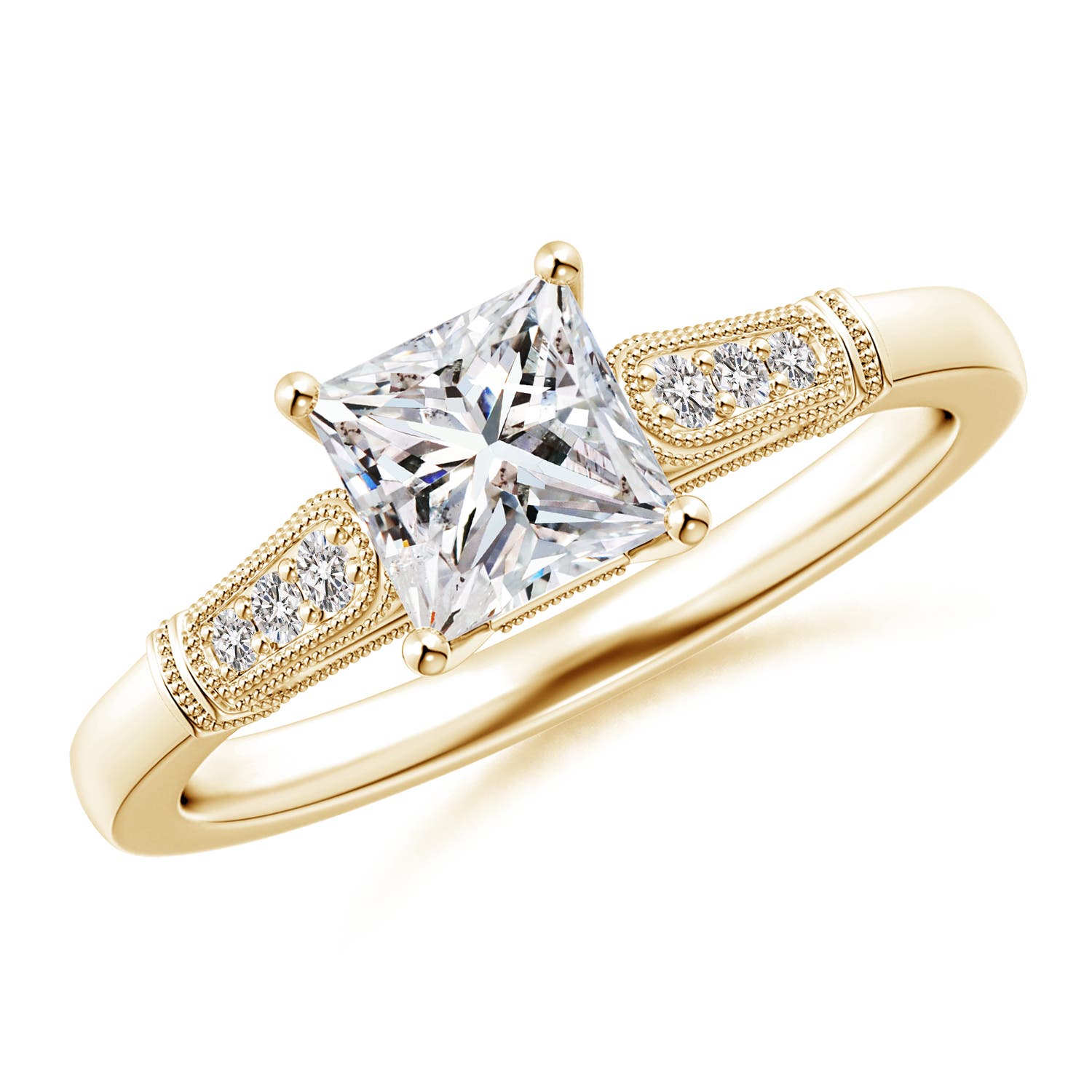 I-J, I1-I2 / 0.98 CT / 14 KT Yellow Gold