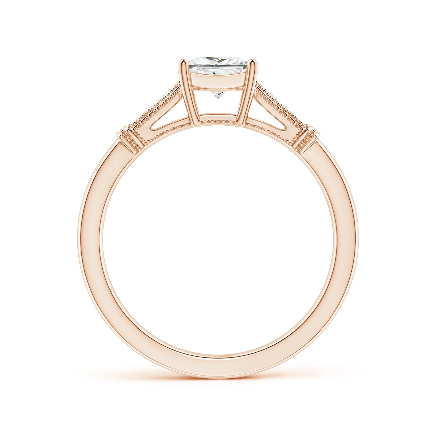 G, VS2 / 0.76 CT / 14 KT Rose Gold