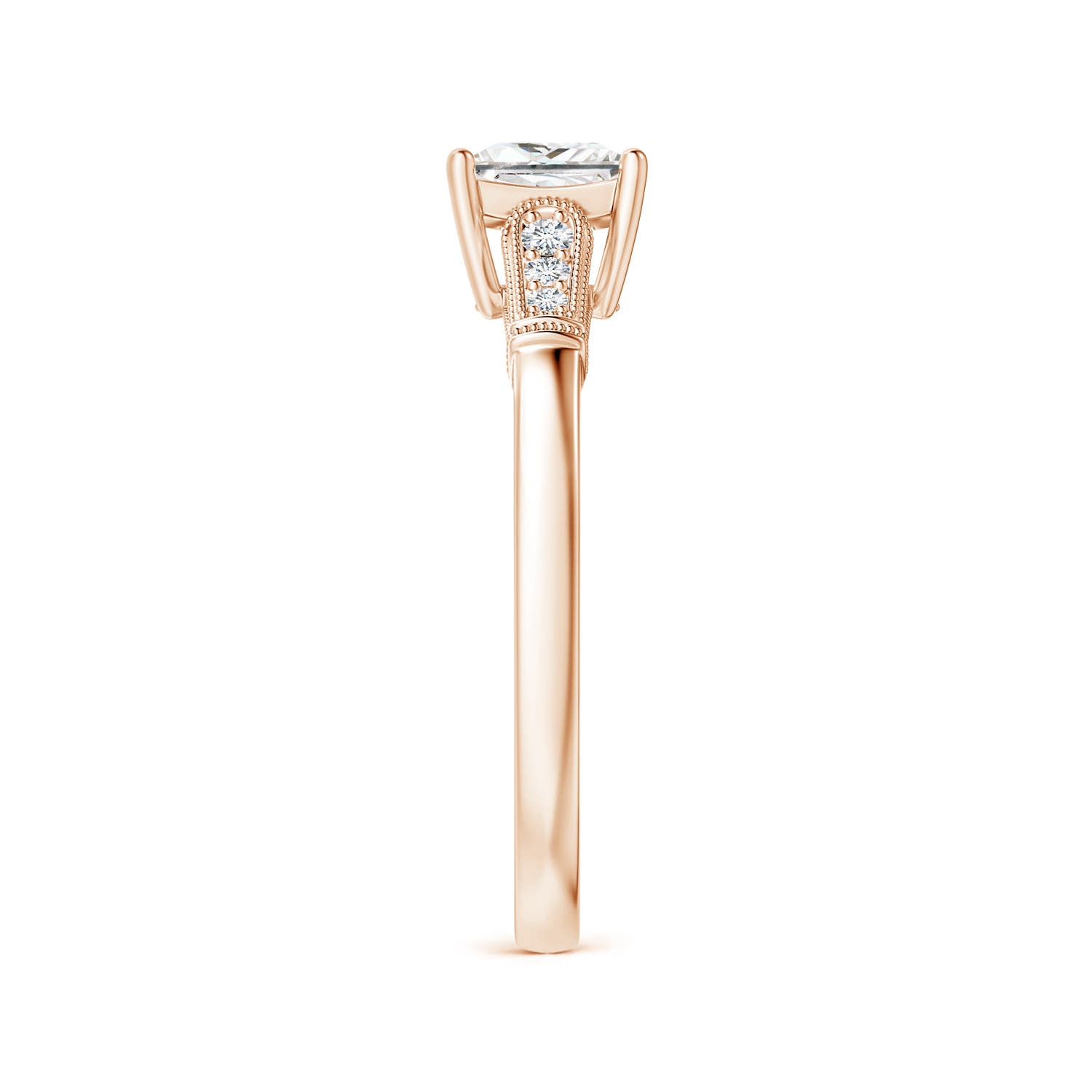 G, VS2 / 0.76 CT / 14 KT Rose Gold