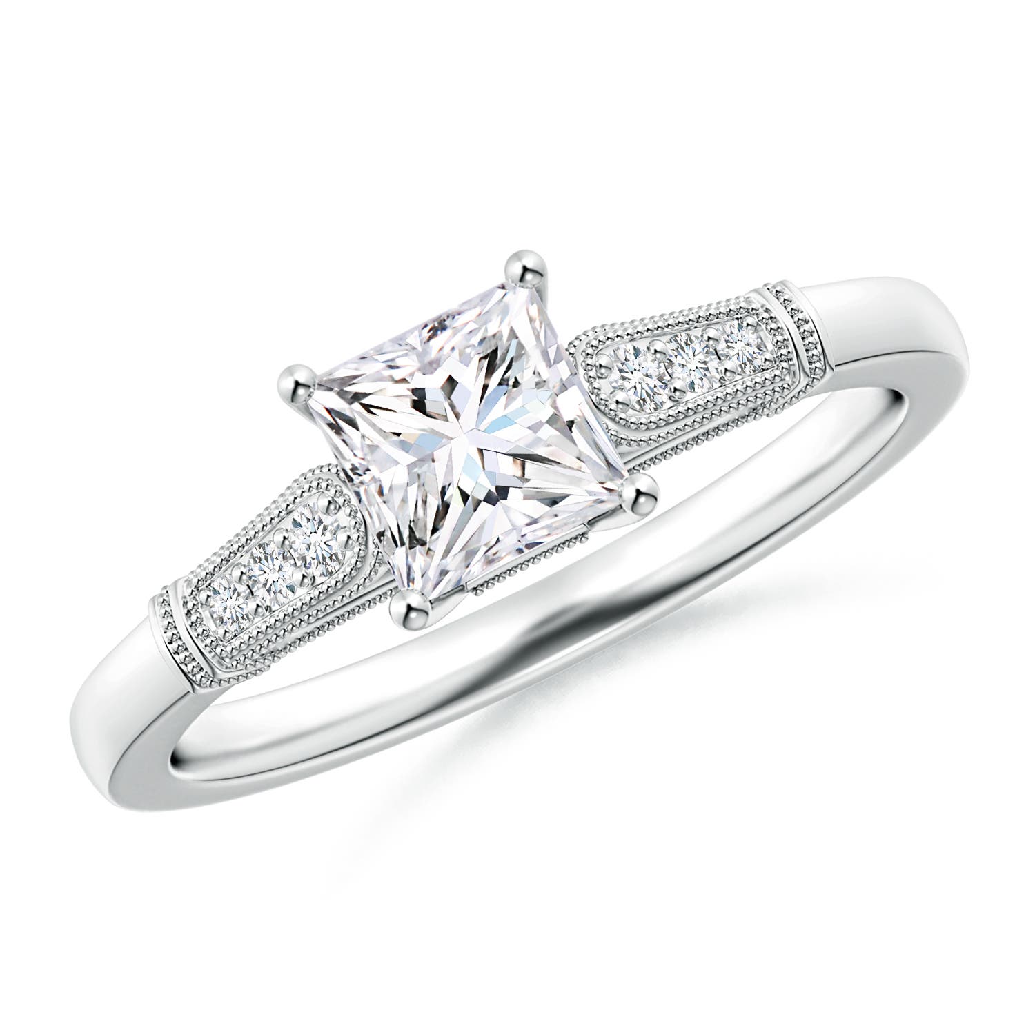 G, VS2 / 0.76 CT / 14 KT White Gold