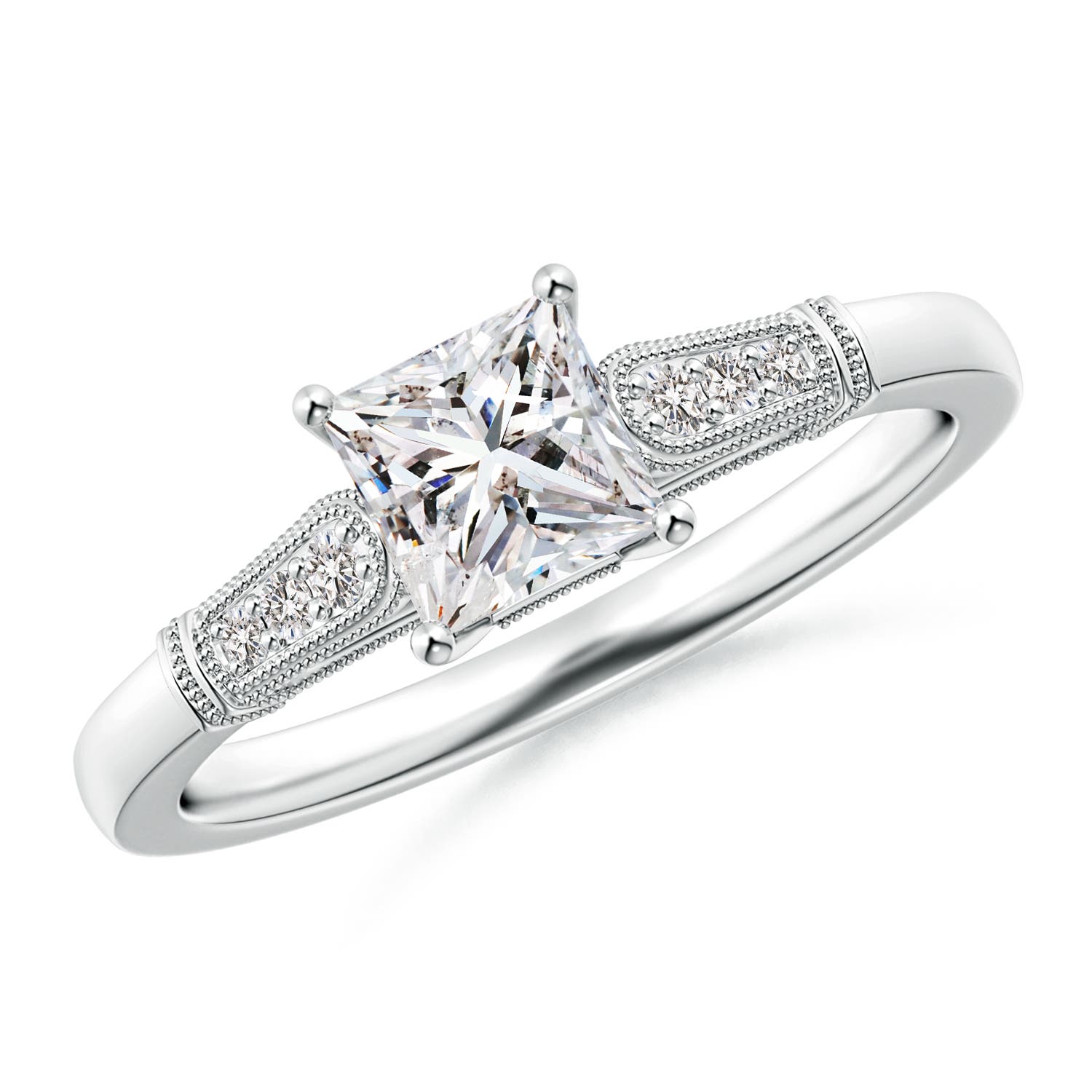 I-J, I1-I2 / 0.76 CT / 14 KT White Gold