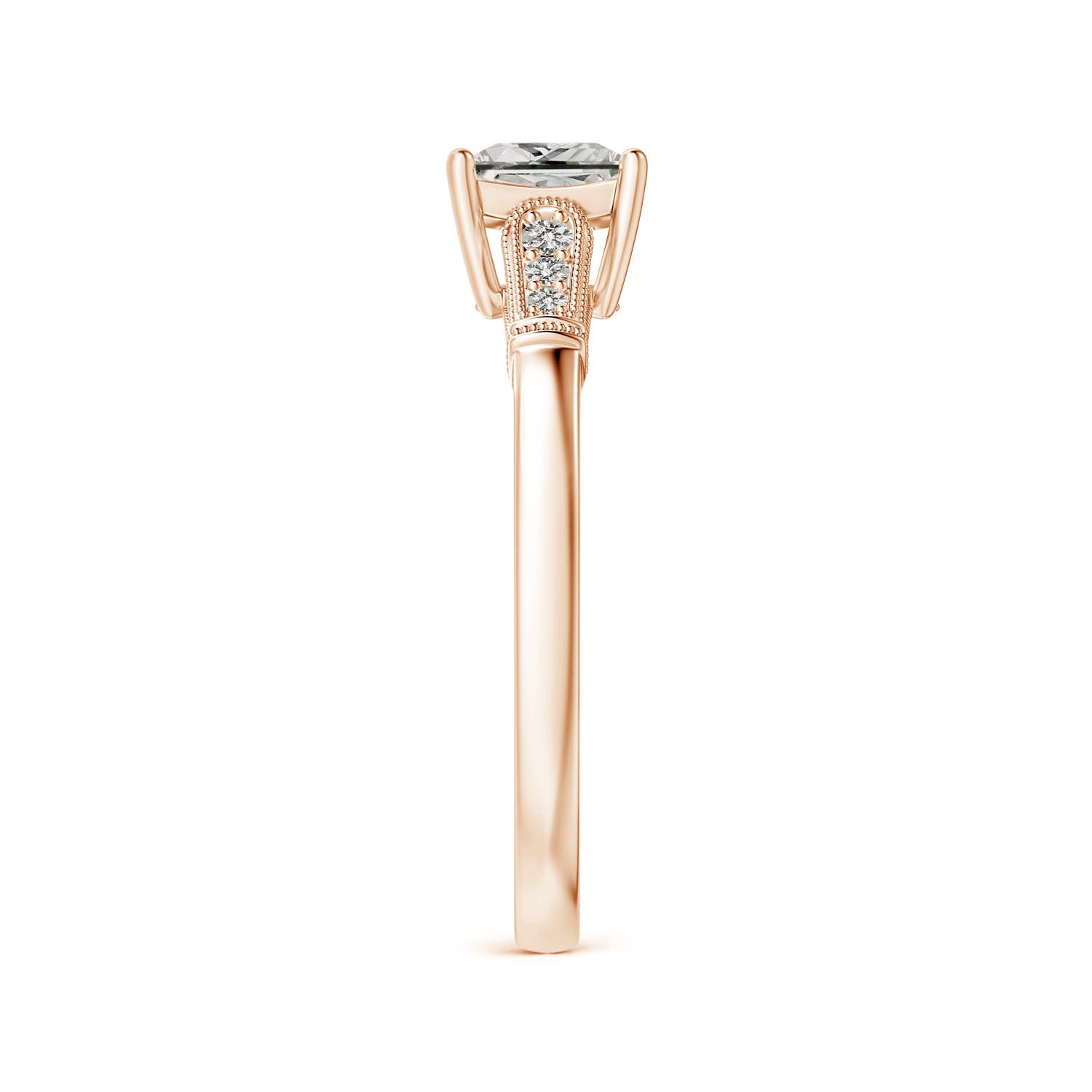 K, I3 / 0.76 CT / 14 KT Rose Gold