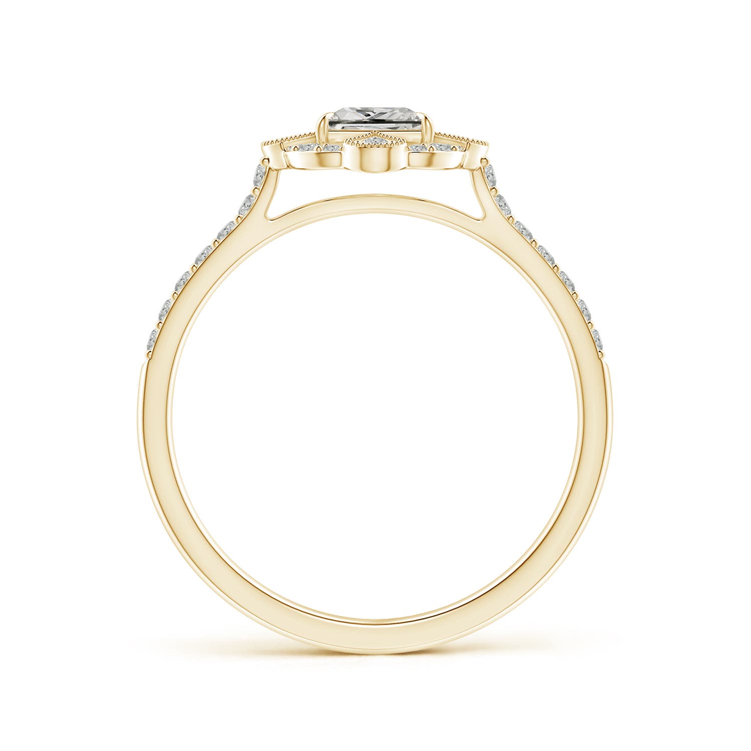 K, I3 / 0.74 CT / 14 KT Yellow Gold