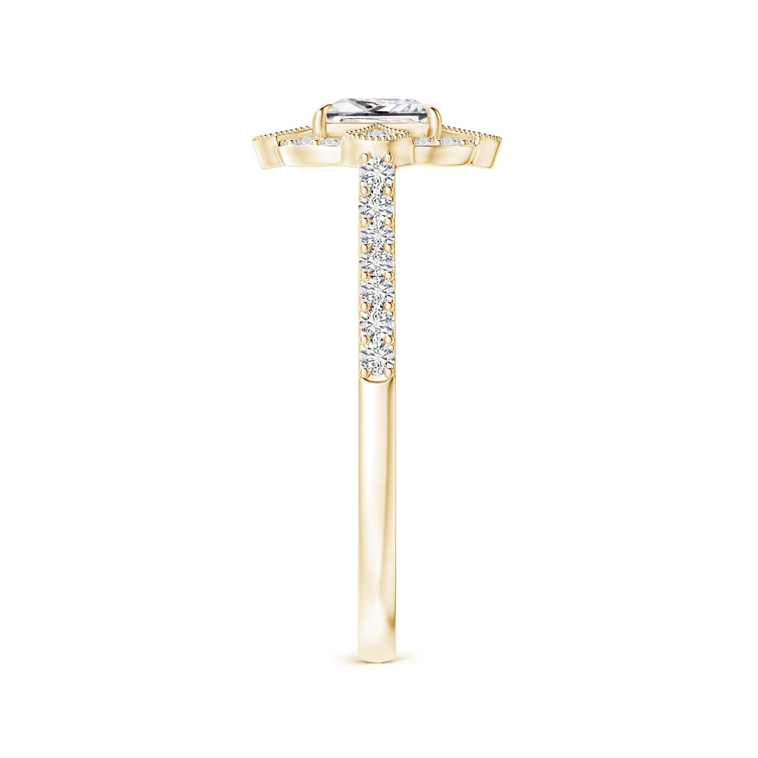 H, SI2 / 0.9 CT / 14 KT Yellow Gold