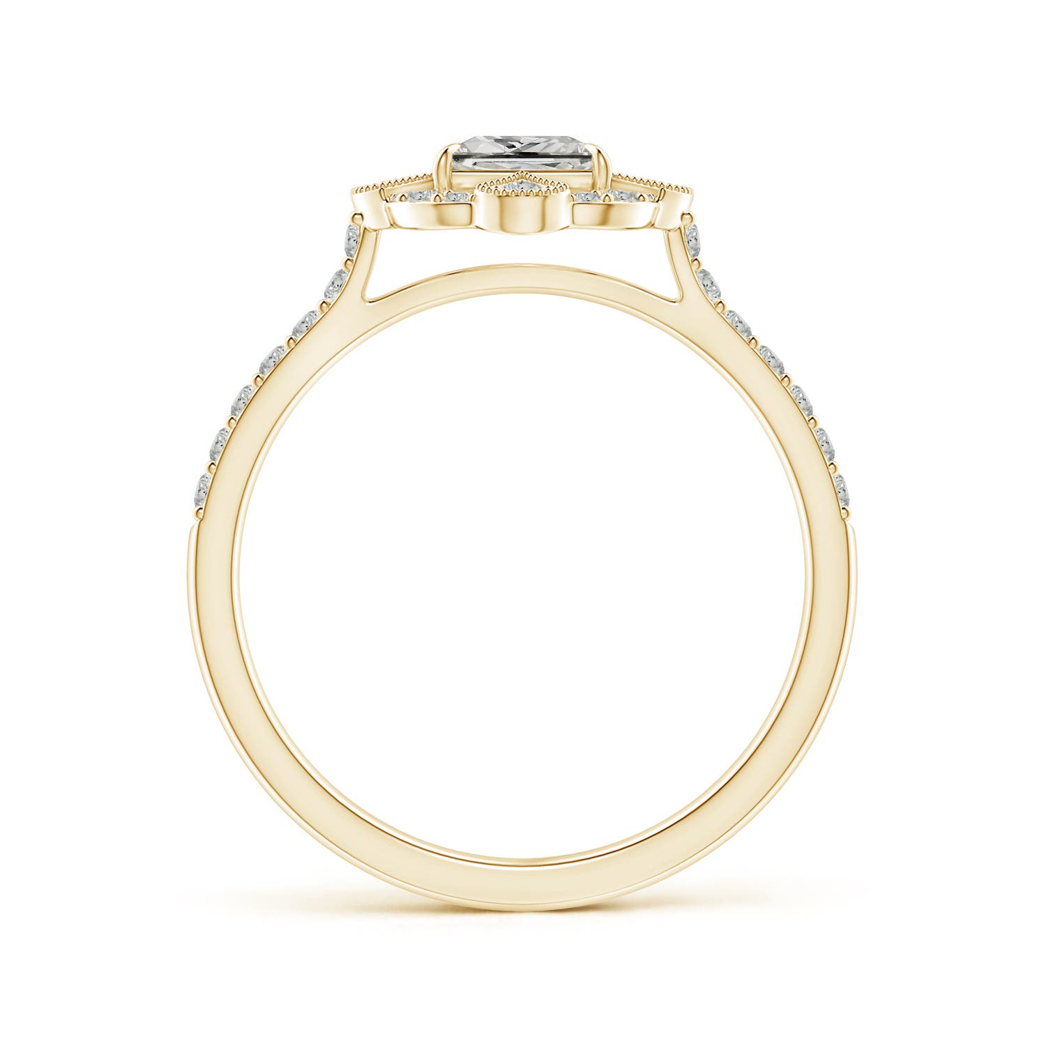 K, I3 / 0.9 CT / 14 KT Yellow Gold