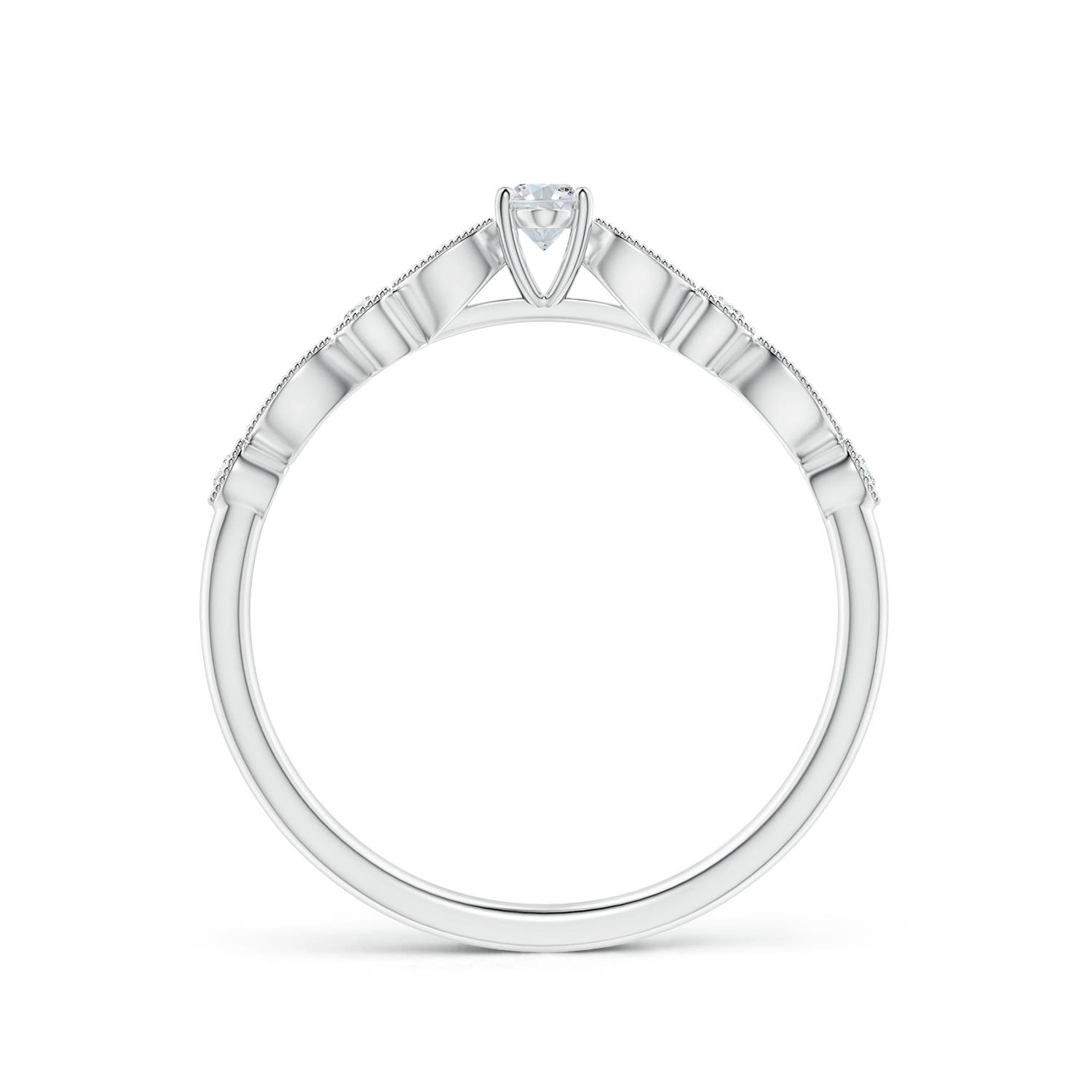 F-G, VS / 0.25 CT / 18 KT White Gold