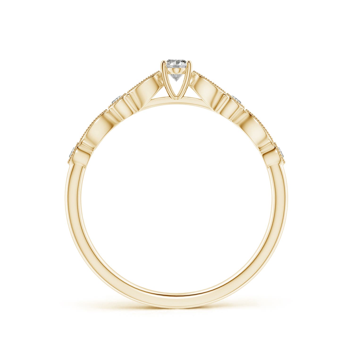 K, I3 / 0.25 CT / 14 KT Yellow Gold
