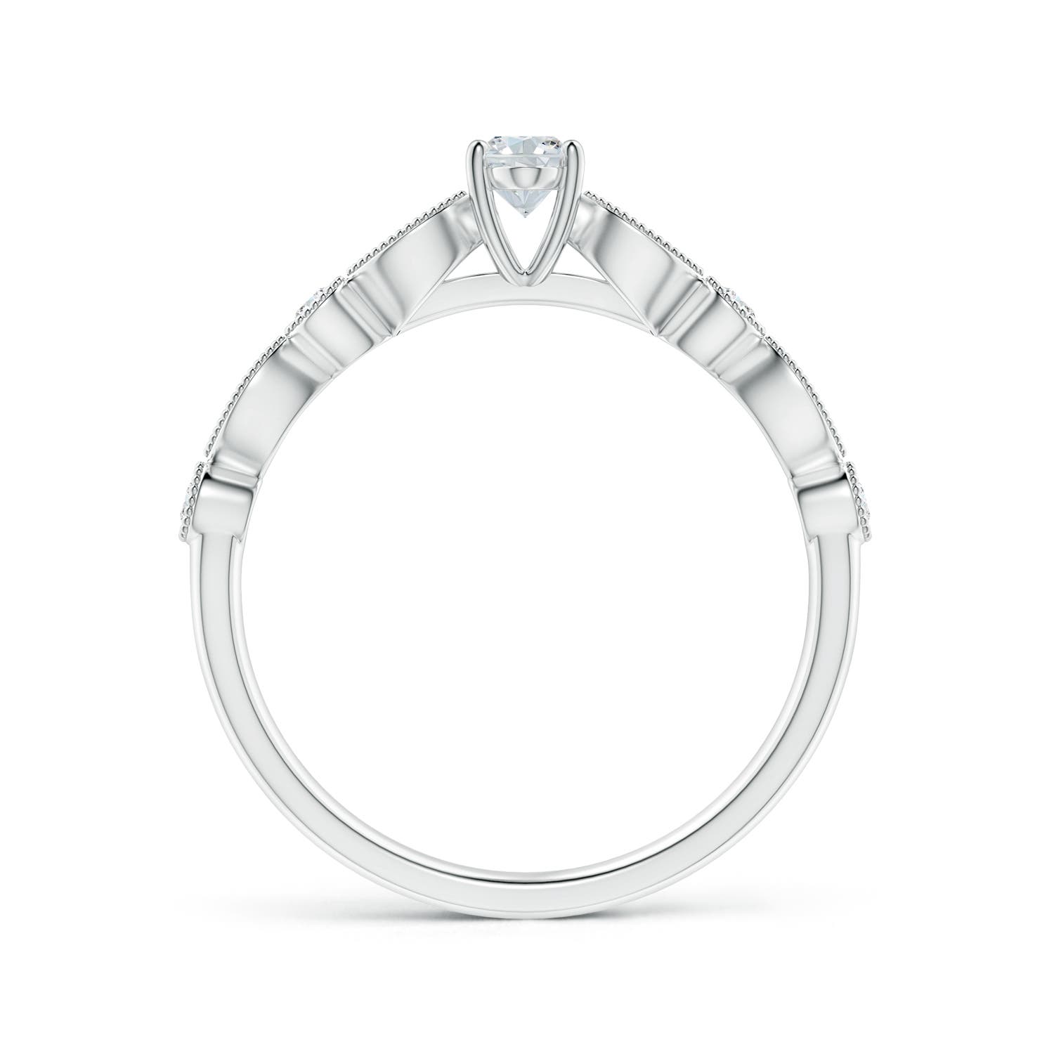 F-G, VS / 0.38 CT / 18 KT White Gold