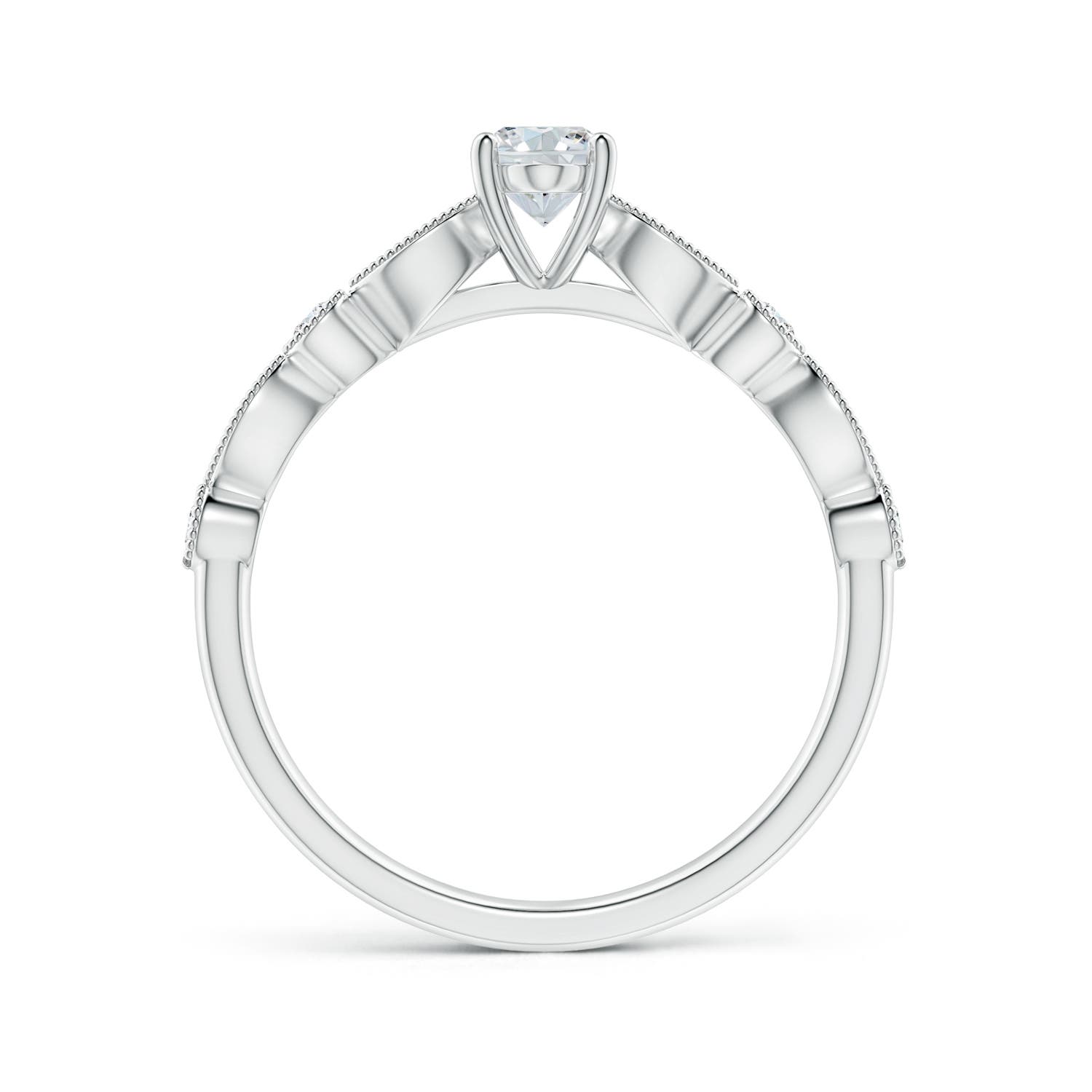 F-G, VS / 0.62 CT / 18 KT White Gold