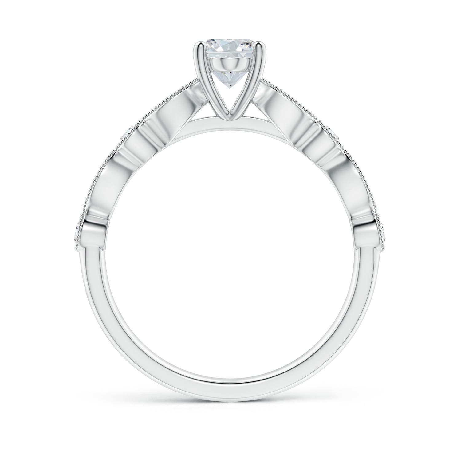 F-G, VS / 0.87 CT / 18 KT White Gold