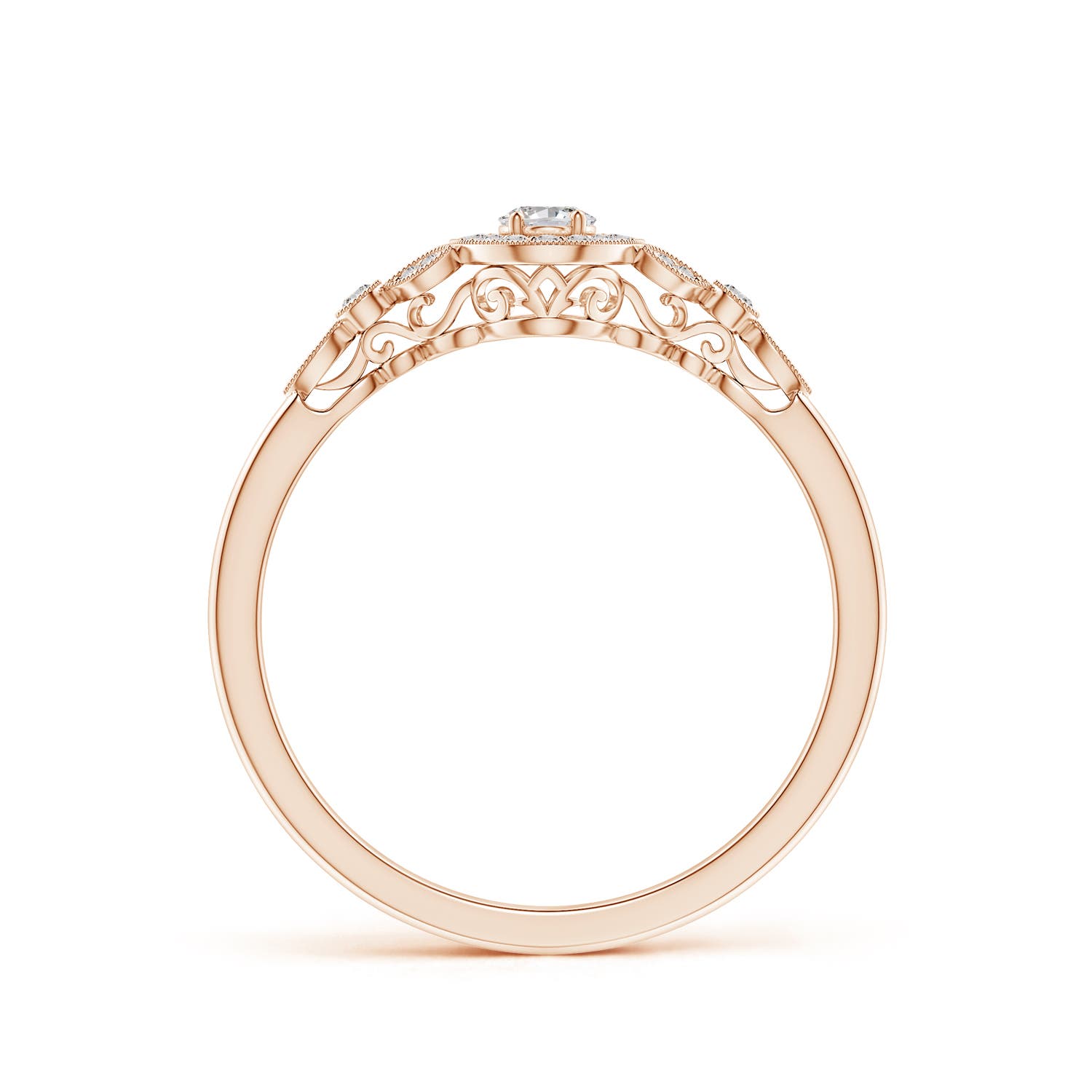 I-J, I1-I2 / 0.33 CT / 14 KT Rose Gold