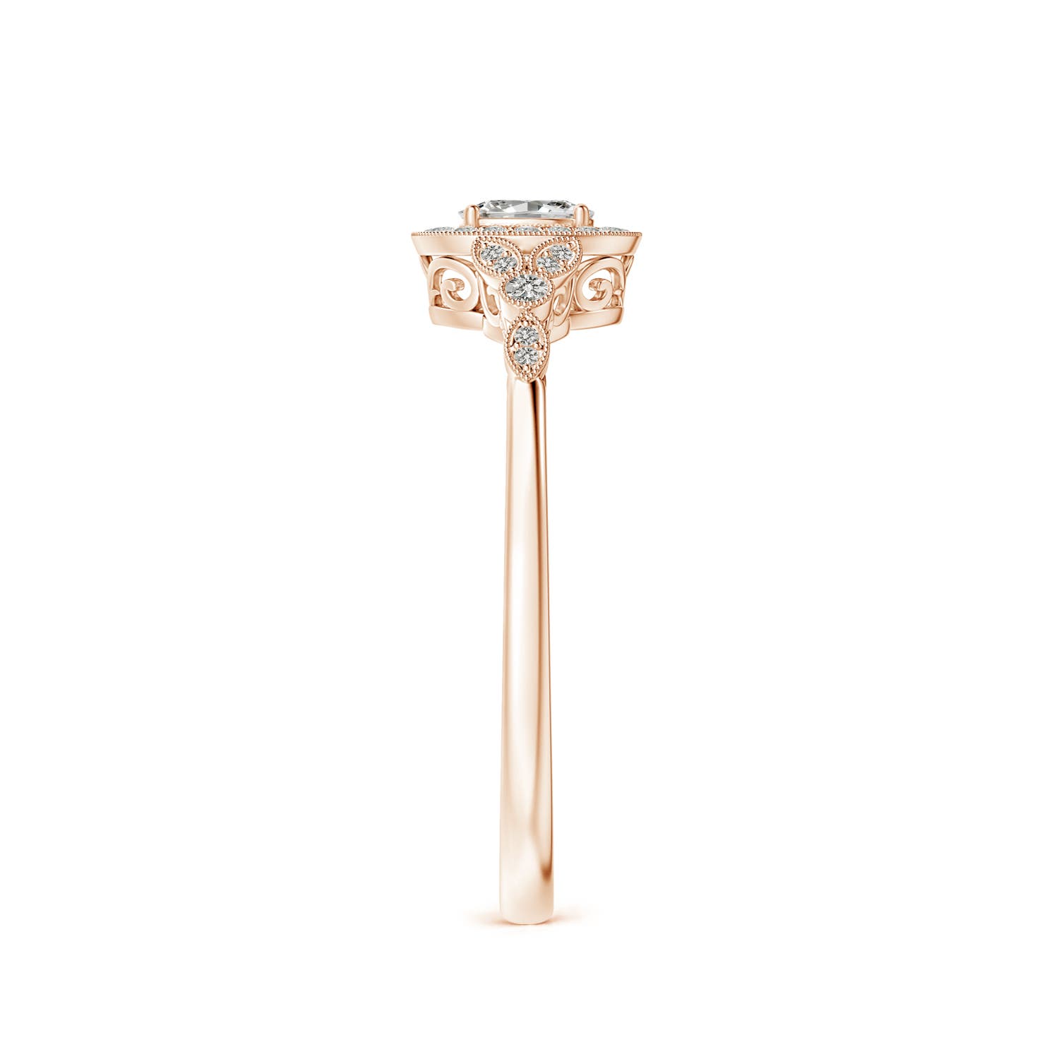 K, I3 / 0.33 CT / 14 KT Rose Gold