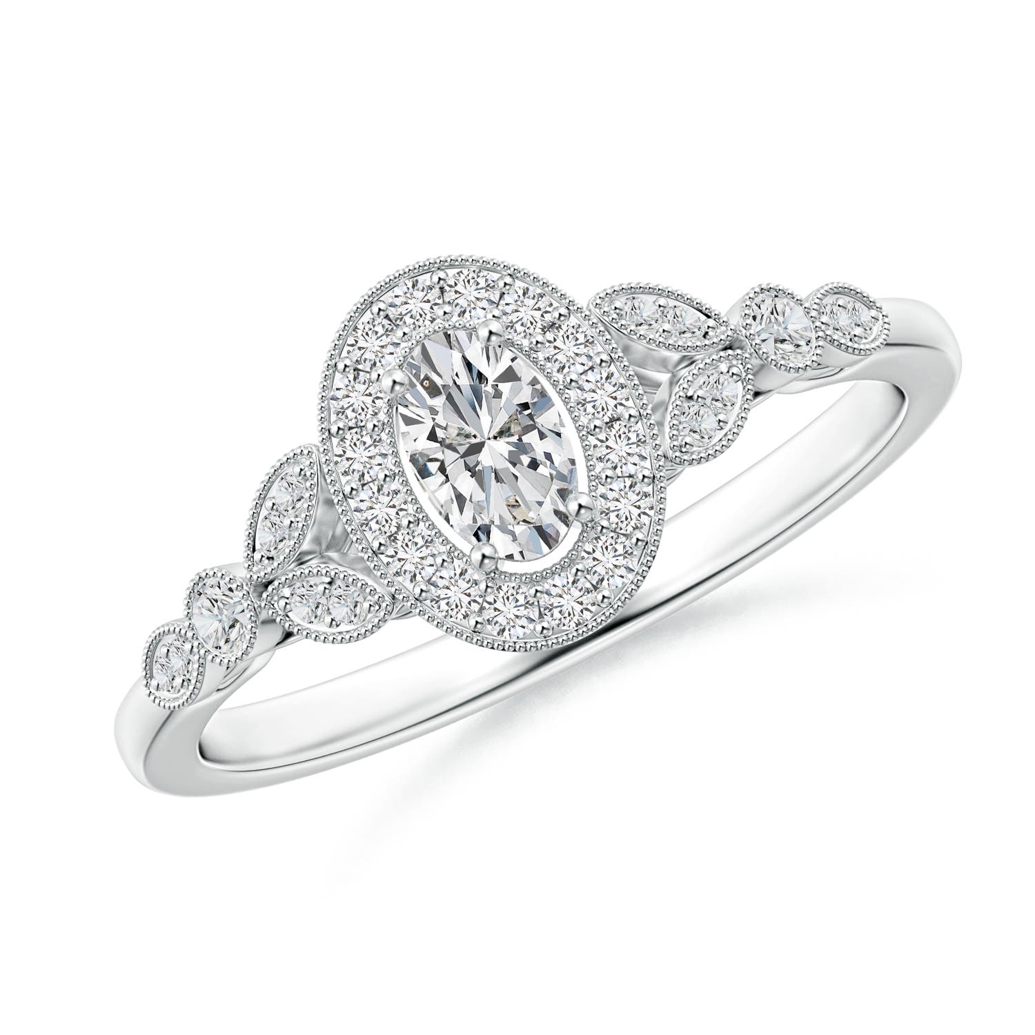 H, SI2 / 0.49 CT / 14 KT White Gold