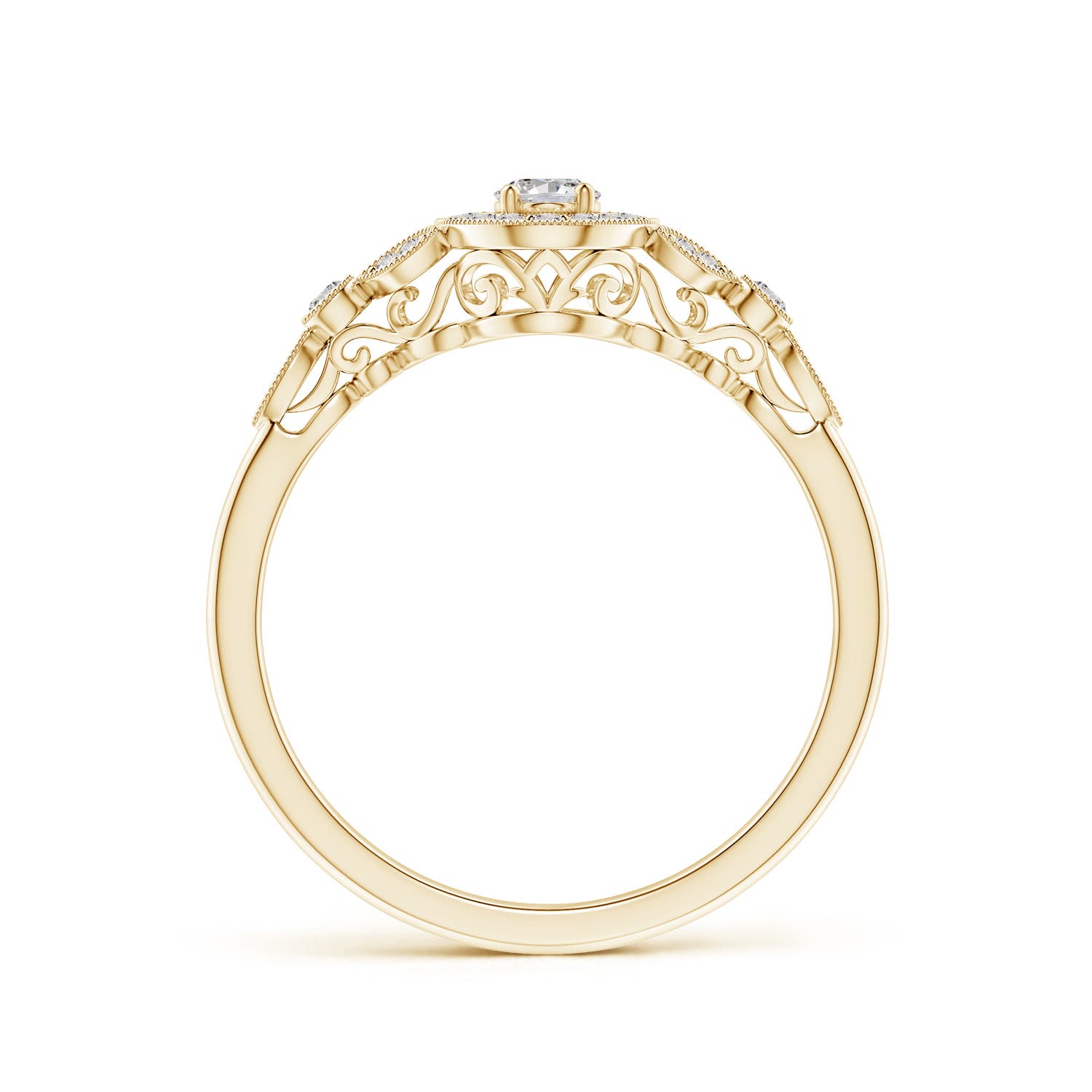 I-J, I1-I2 / 0.49 CT / 14 KT Yellow Gold