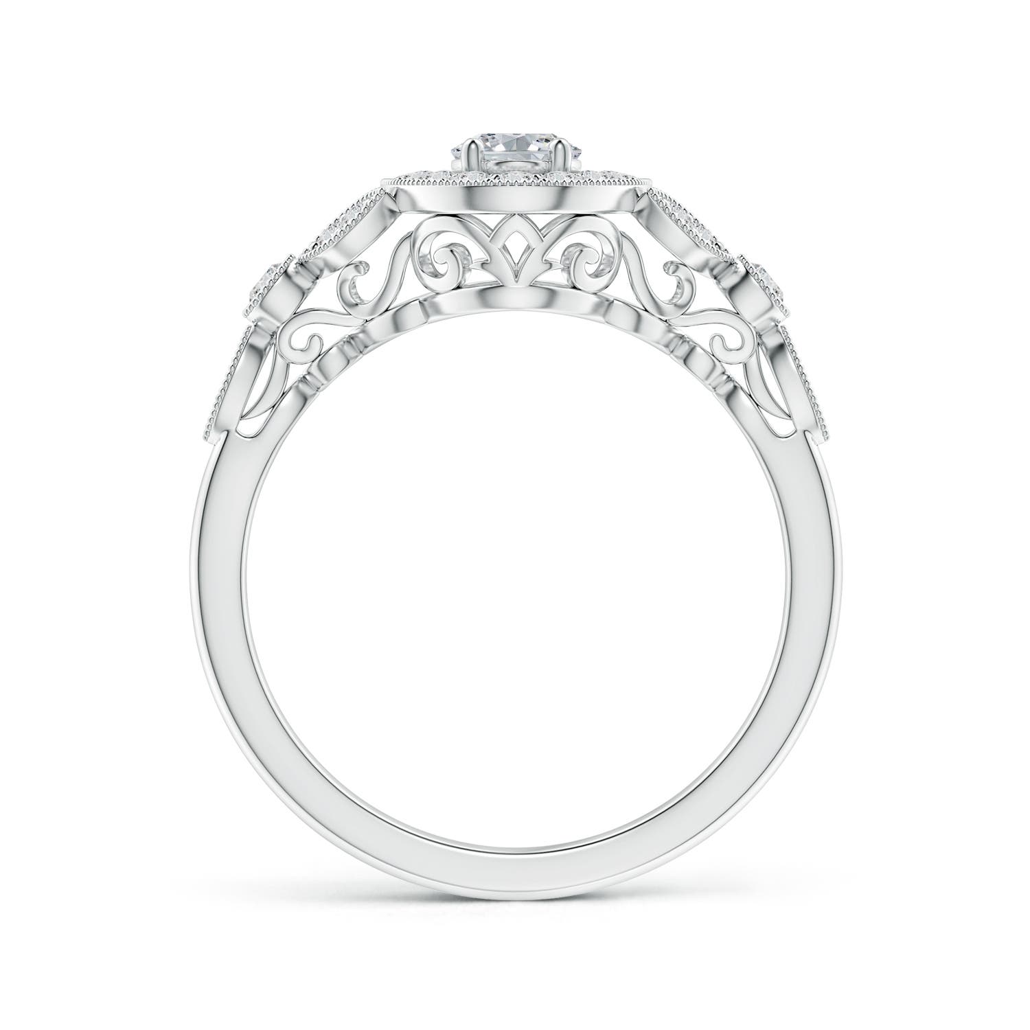 H, SI2 / 0.75 CT / 14 KT White Gold