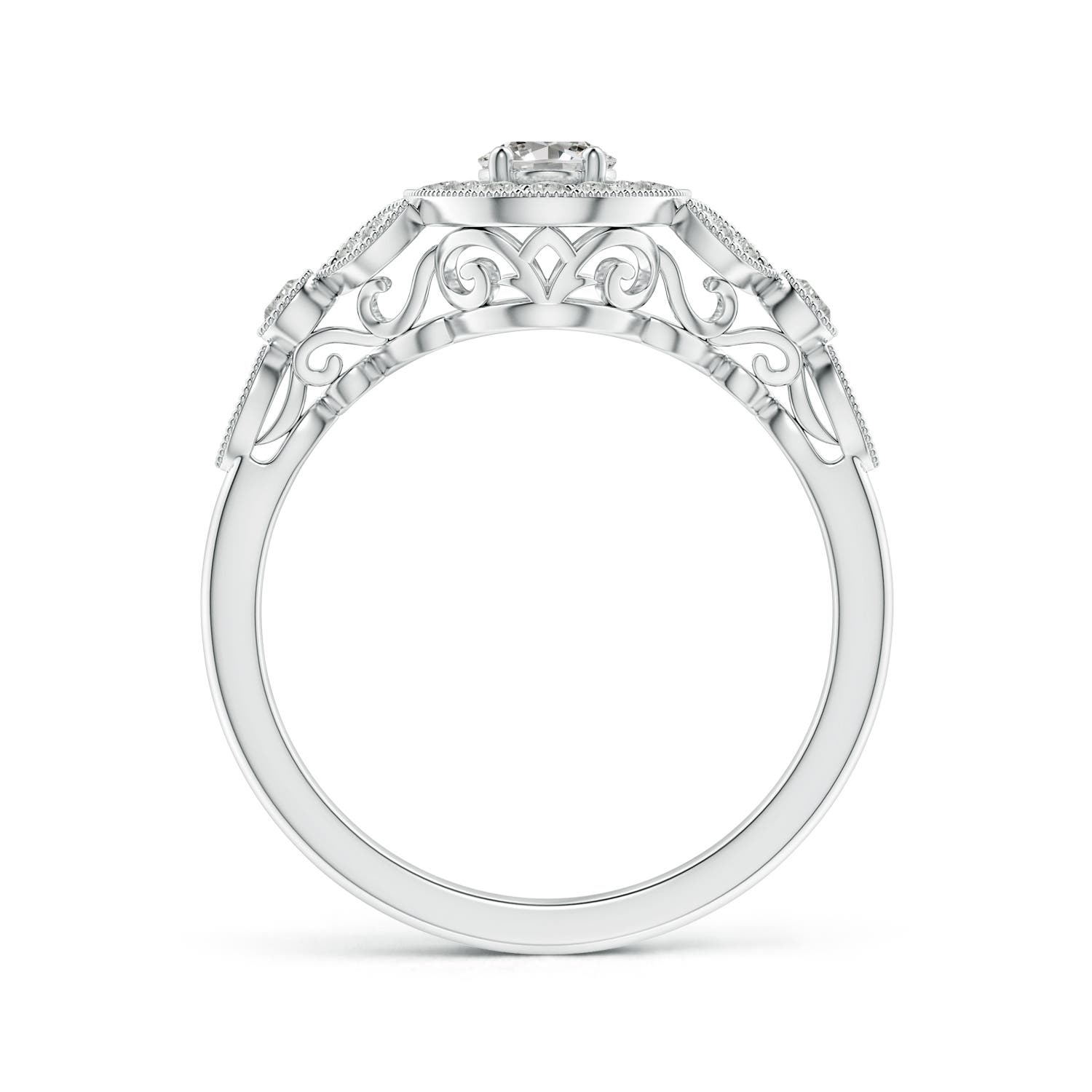 K, I3 / 0.75 CT / 14 KT White Gold