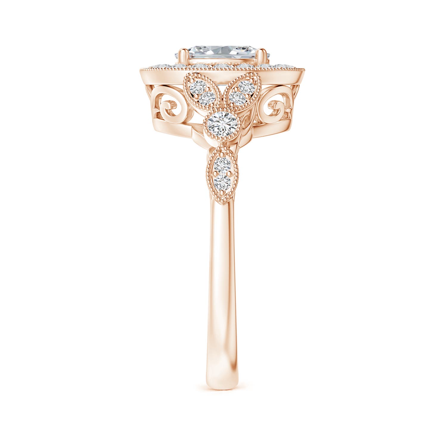 H, SI2 / 1.16 CT / 14 KT Rose Gold