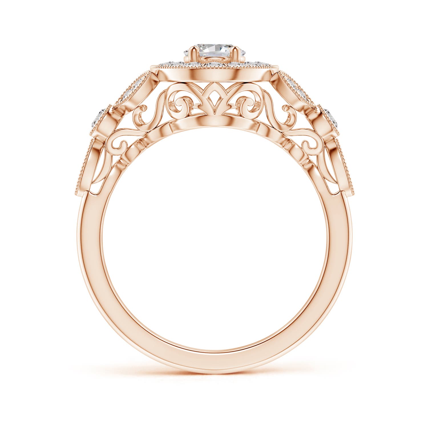 I-J, I1-I2 / 1.16 CT / 14 KT Rose Gold