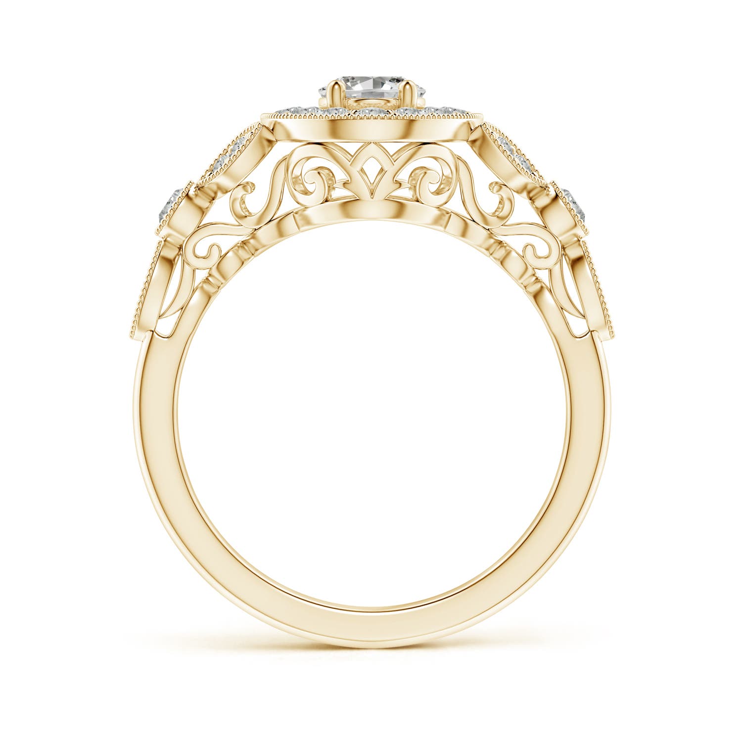 K, I3 / 1.16 CT / 14 KT Yellow Gold