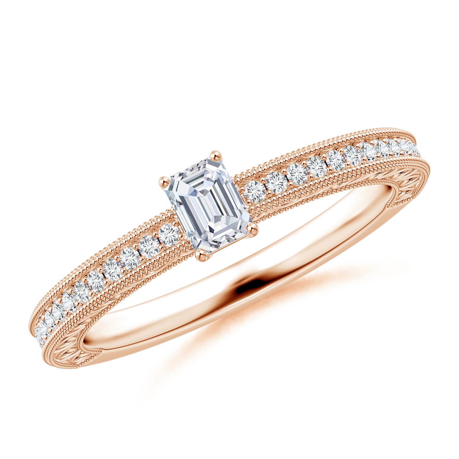 G, VS2 / 0.39 CT / 14 KT Rose Gold