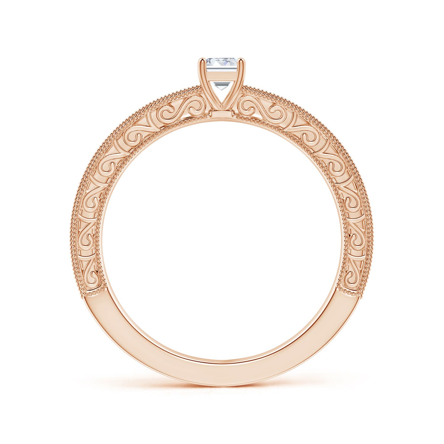 F-G, VS / 0.39 CT / 14 KT Rose Gold