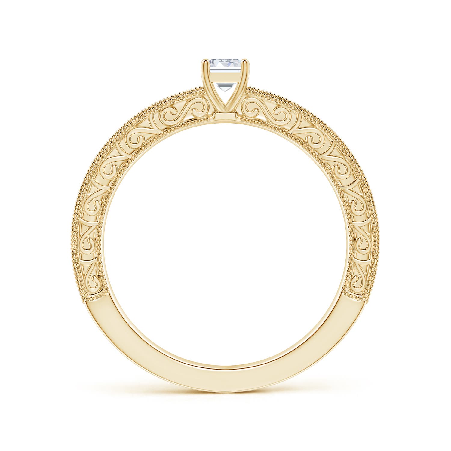 F-G, VS / 0.39 CT / 14 KT Yellow Gold