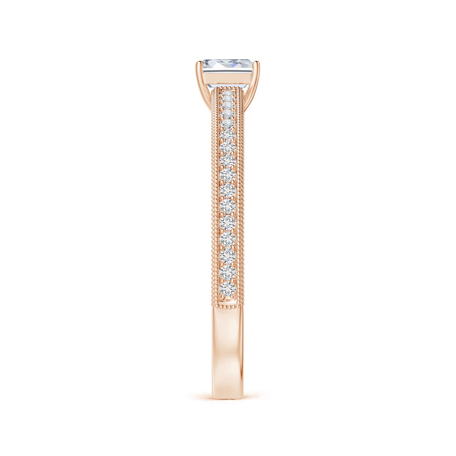 H, SI2 / 0.39 CT / 14 KT Rose Gold