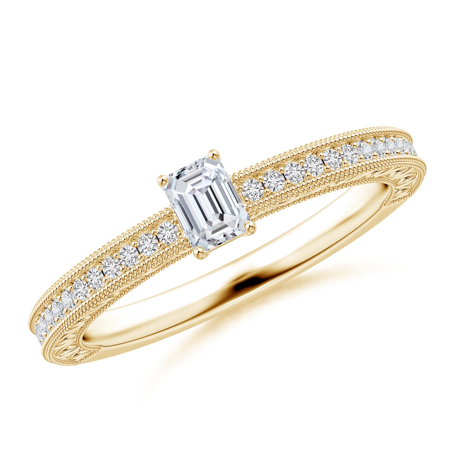 H, SI2 / 0.39 CT / 14 KT Yellow Gold