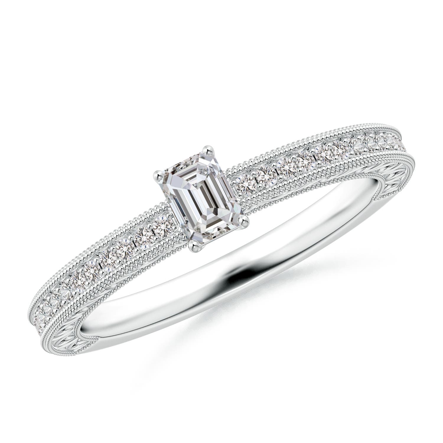 I-J, I1-I2 / 0.39 CT / 14 KT White Gold