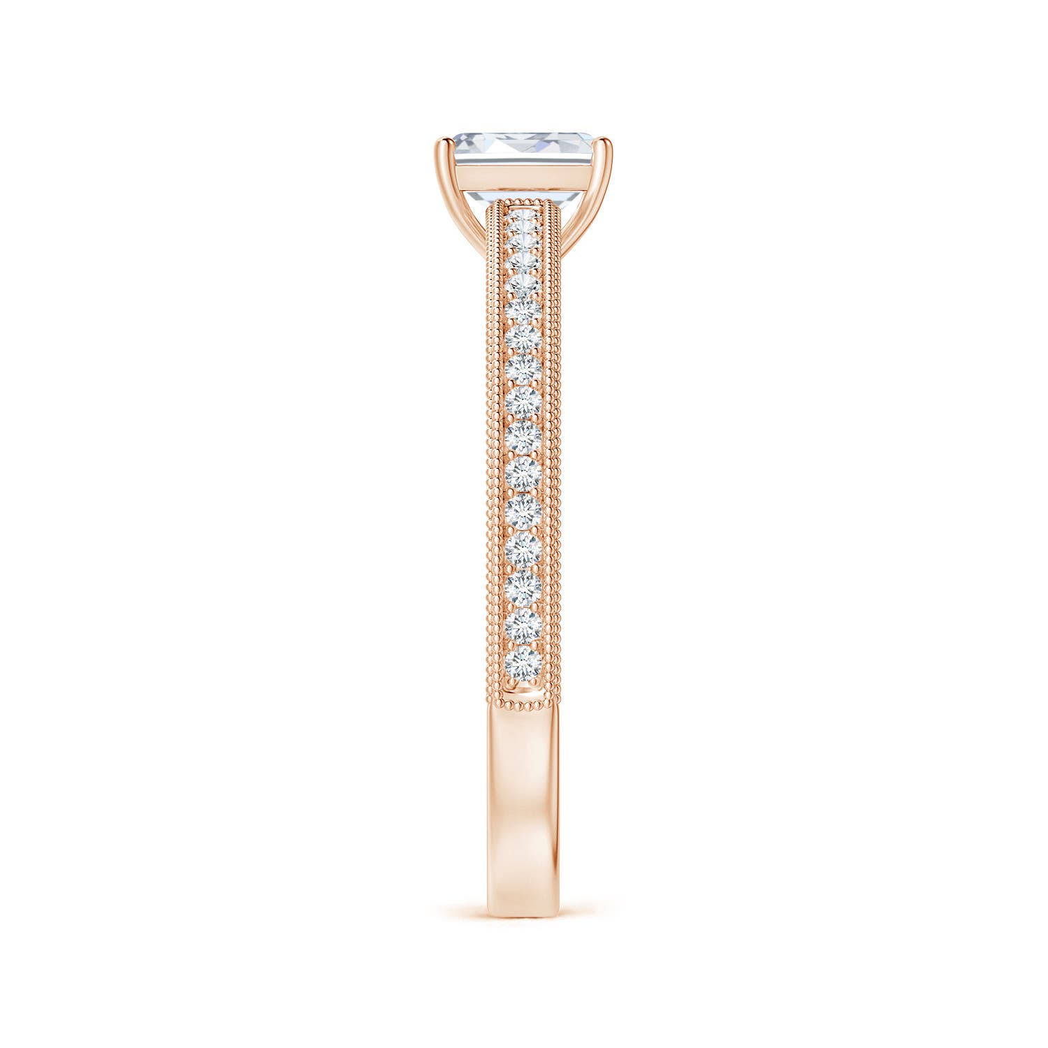 F-G, VS / 0.51 CT / 14 KT Rose Gold