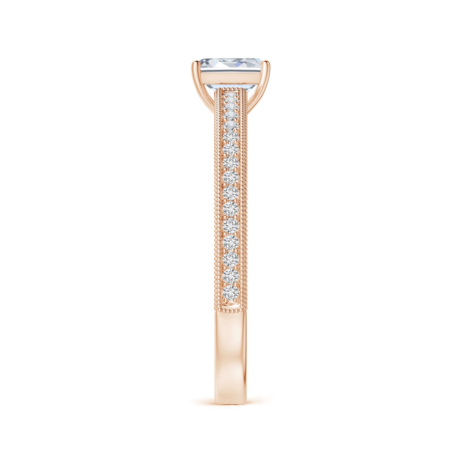 H, SI2 / 0.51 CT / 14 KT Rose Gold