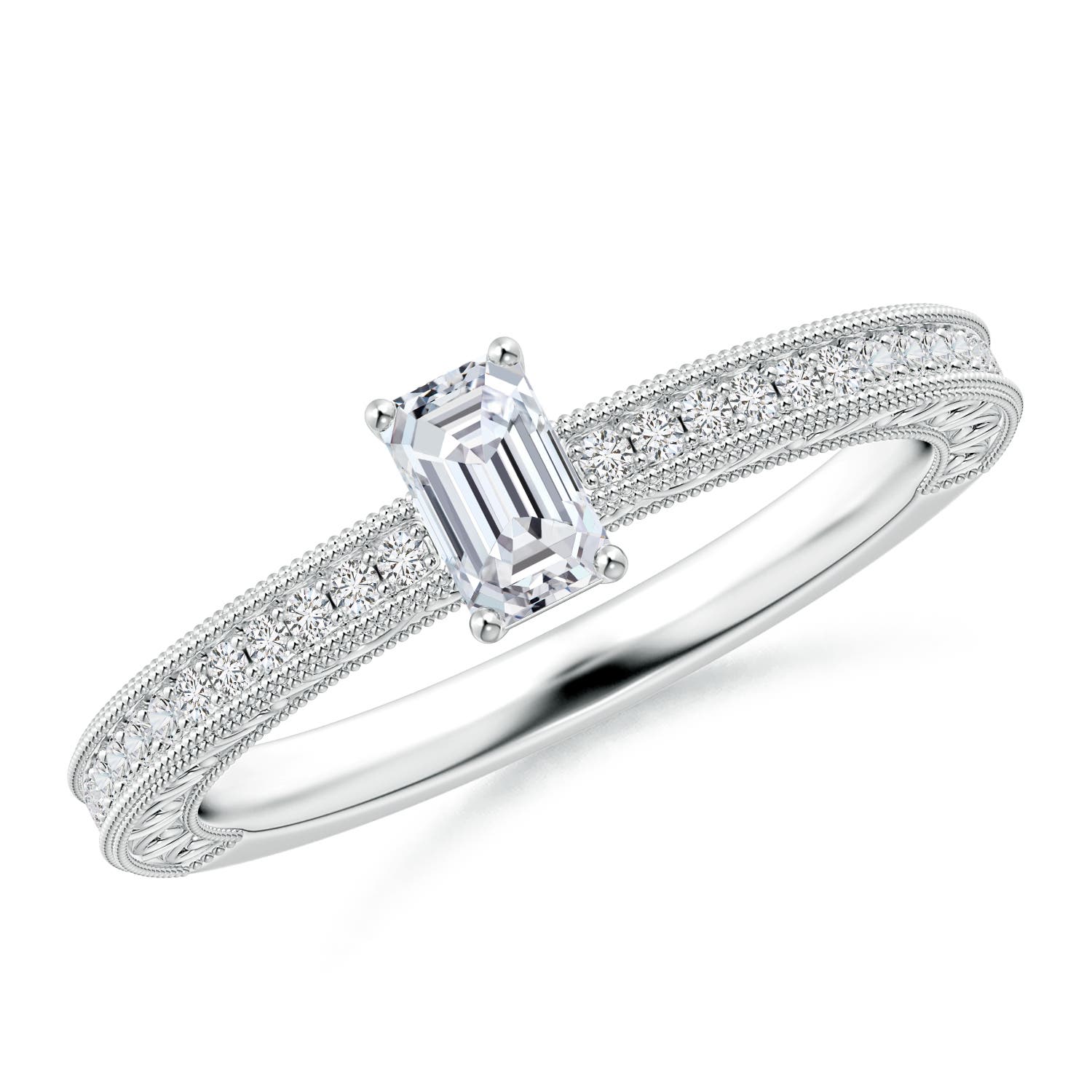 H, SI2 / 0.51 CT / 14 KT White Gold