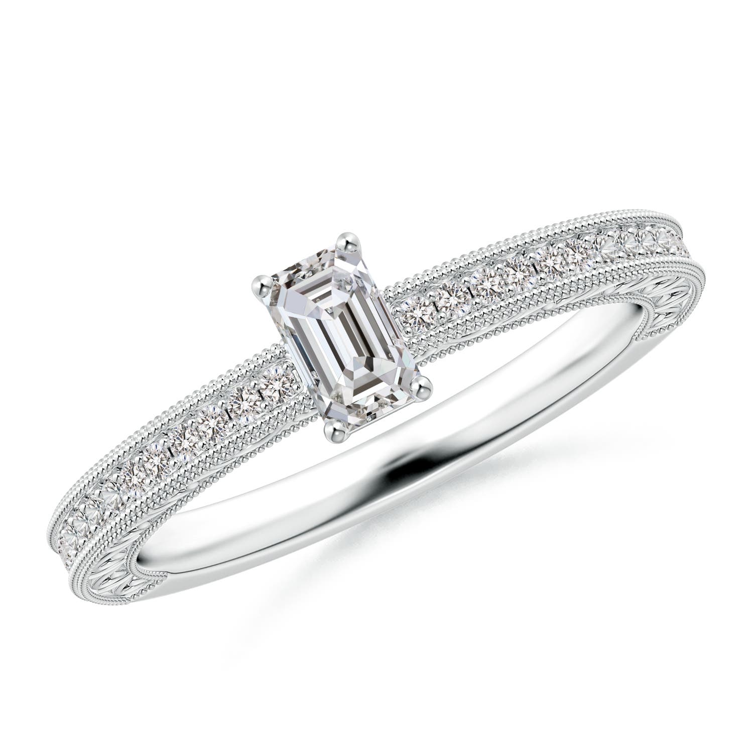 I-J, I1-I2 / 0.51 CT / 14 KT White Gold