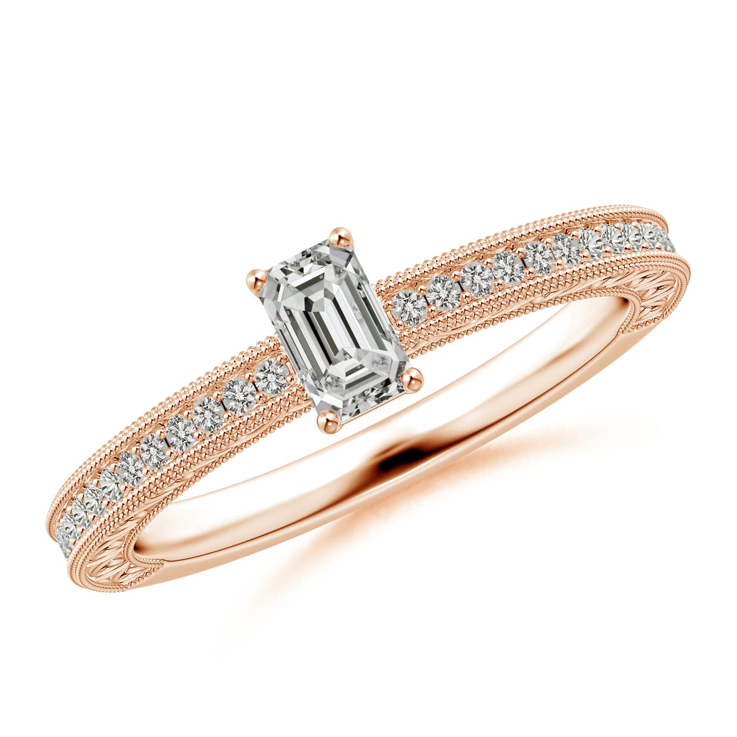 K, I3 / 0.51 CT / 14 KT Rose Gold