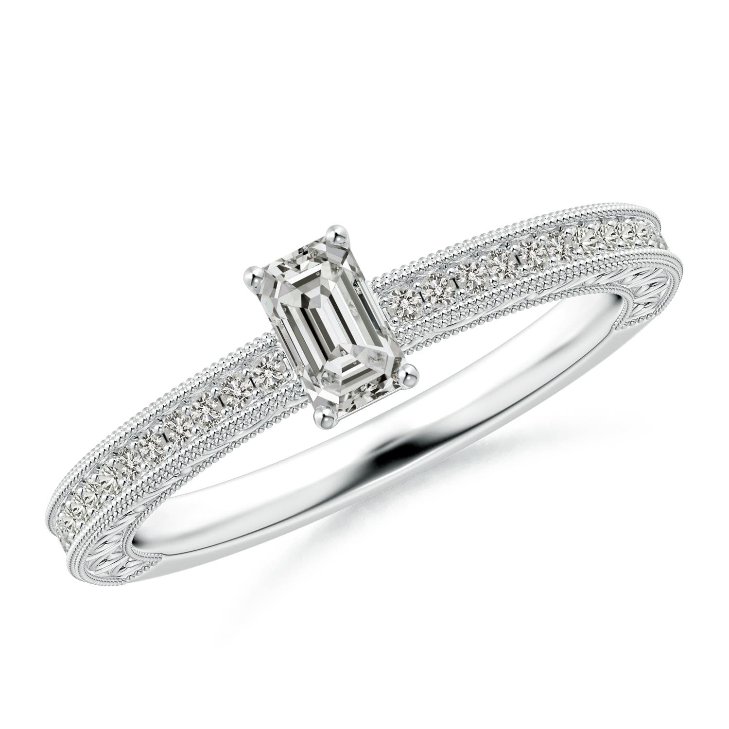 K, I3 / 0.51 CT / 14 KT White Gold