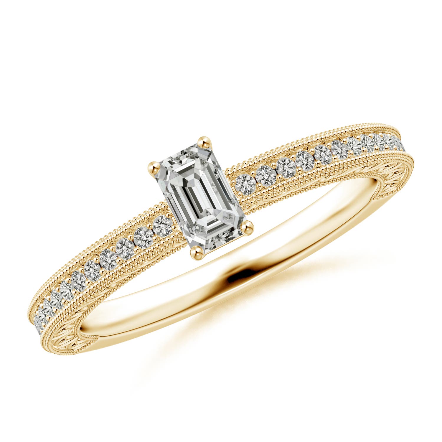 K, I3 / 0.51 CT / 14 KT Yellow Gold