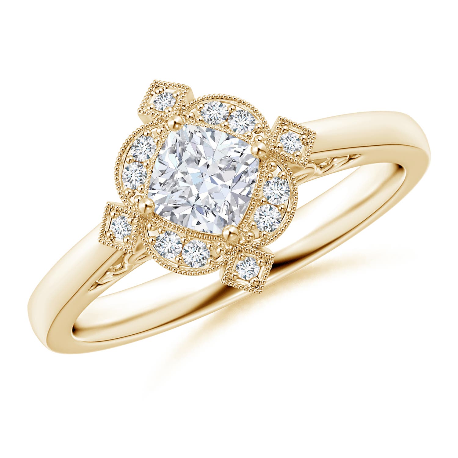 G, VS2 / 0.51 CT / 14 KT Yellow Gold