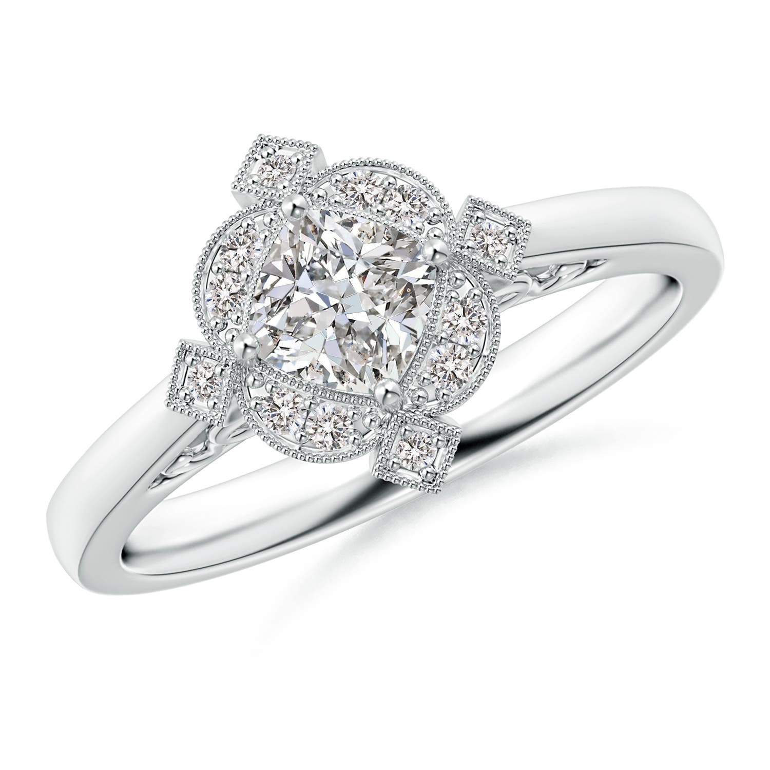 I-J, I1-I2 / 0.51 CT / 14 KT White Gold