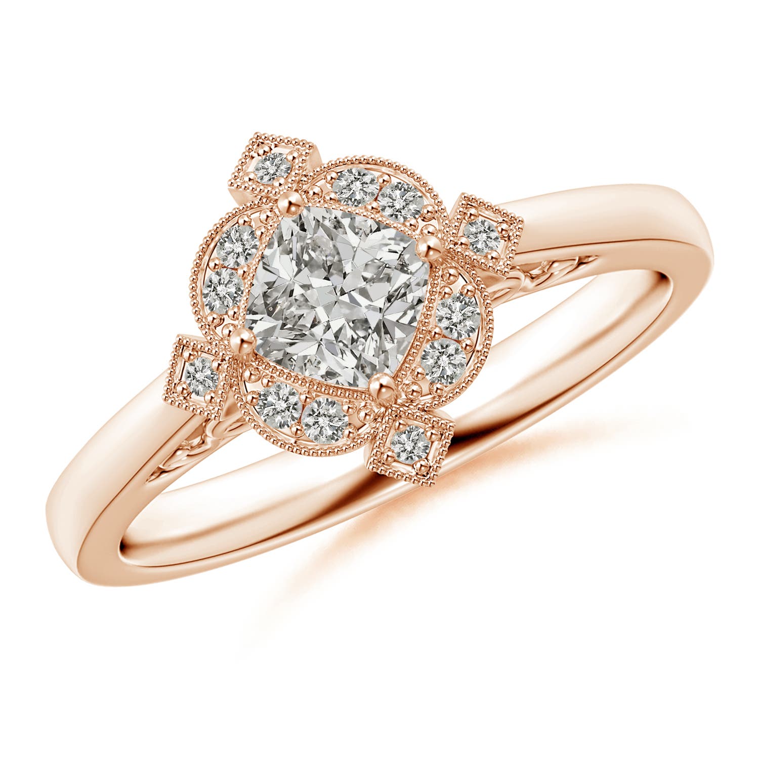 K, I3 / 0.51 CT / 14 KT Rose Gold