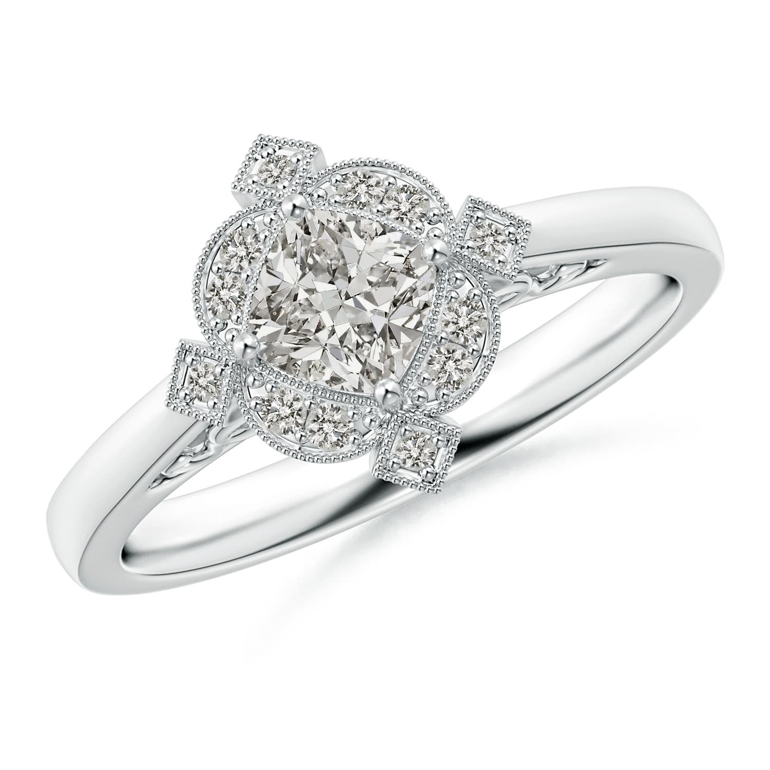 K, I3 / 0.51 CT / 14 KT White Gold