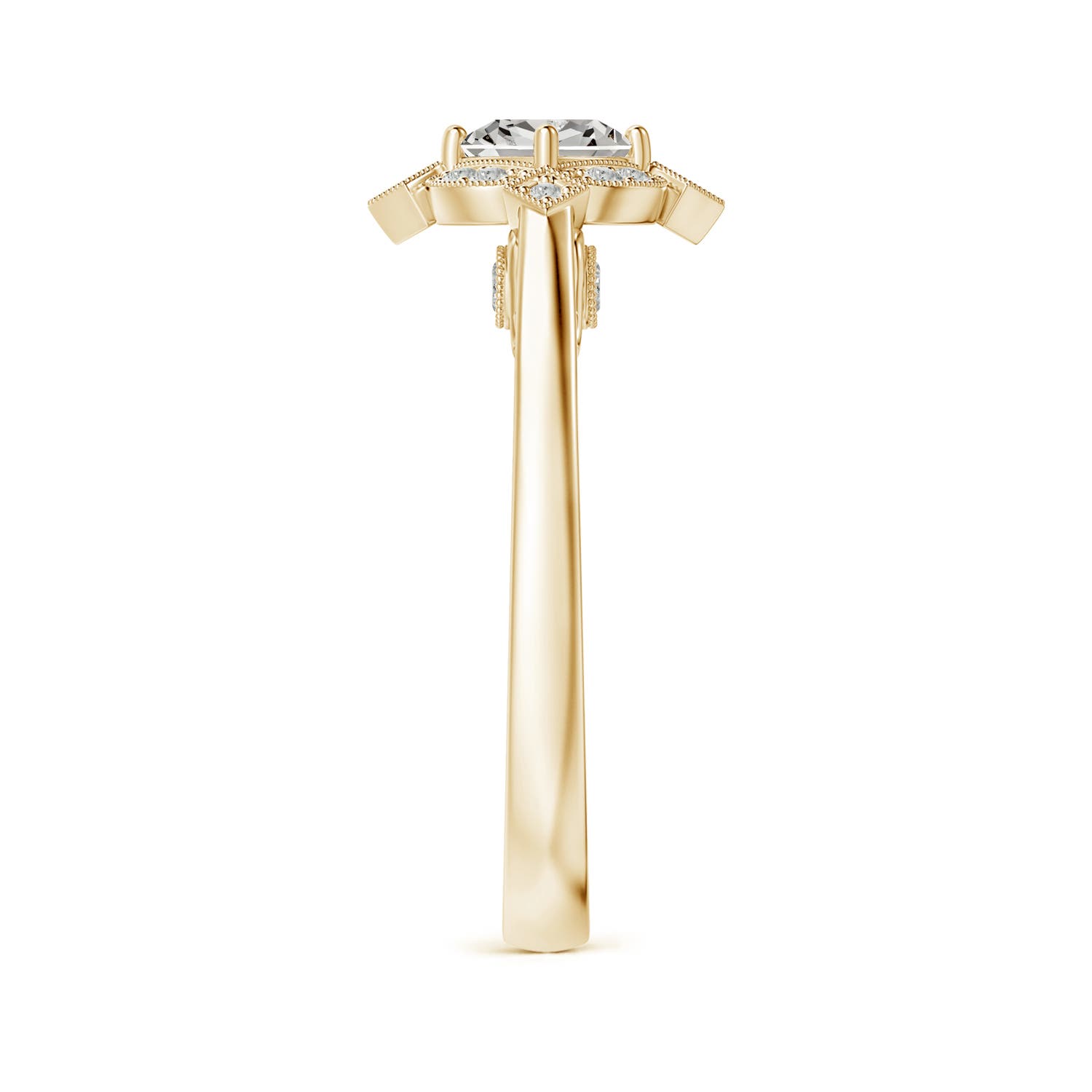 K, I3 / 0.51 CT / 14 KT Yellow Gold