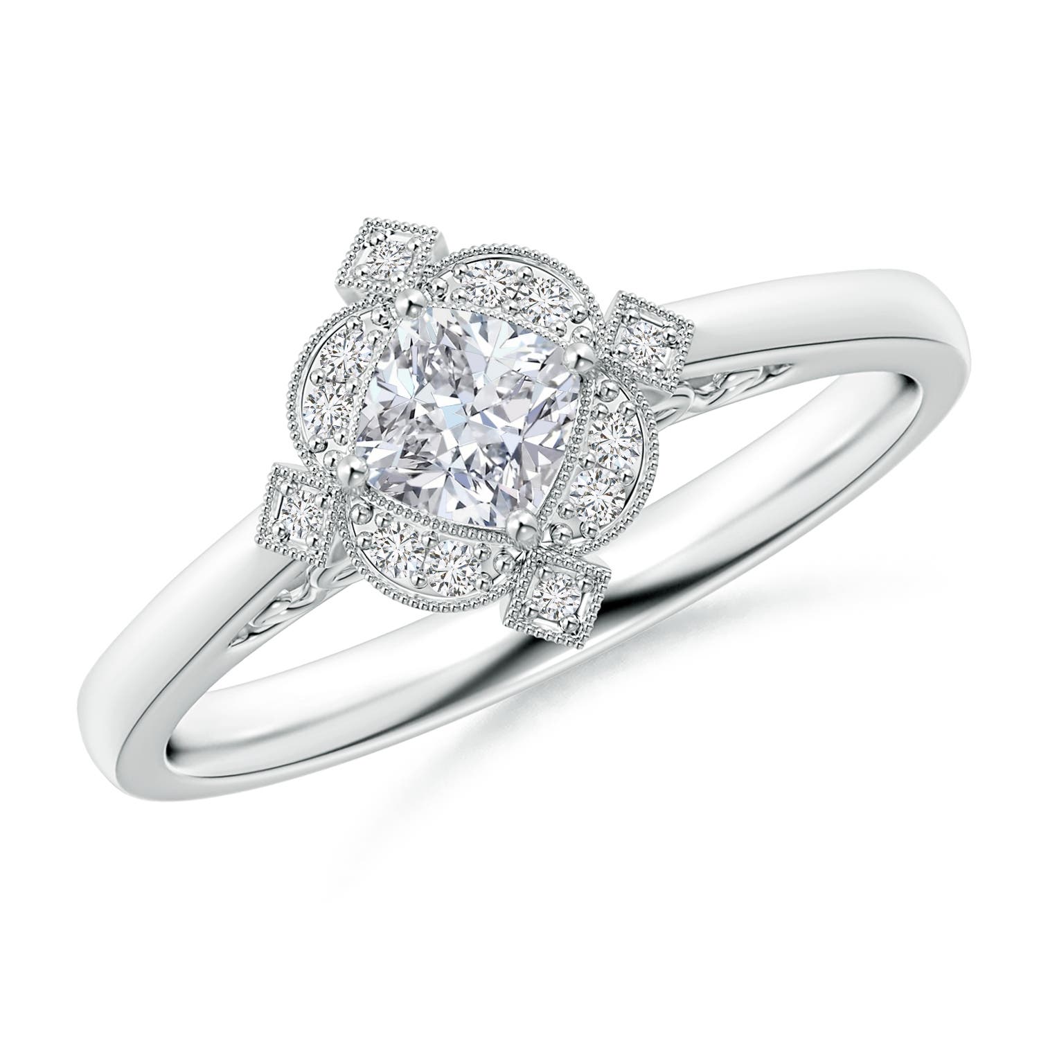 H, SI2 / 0.37 CT / 14 KT White Gold