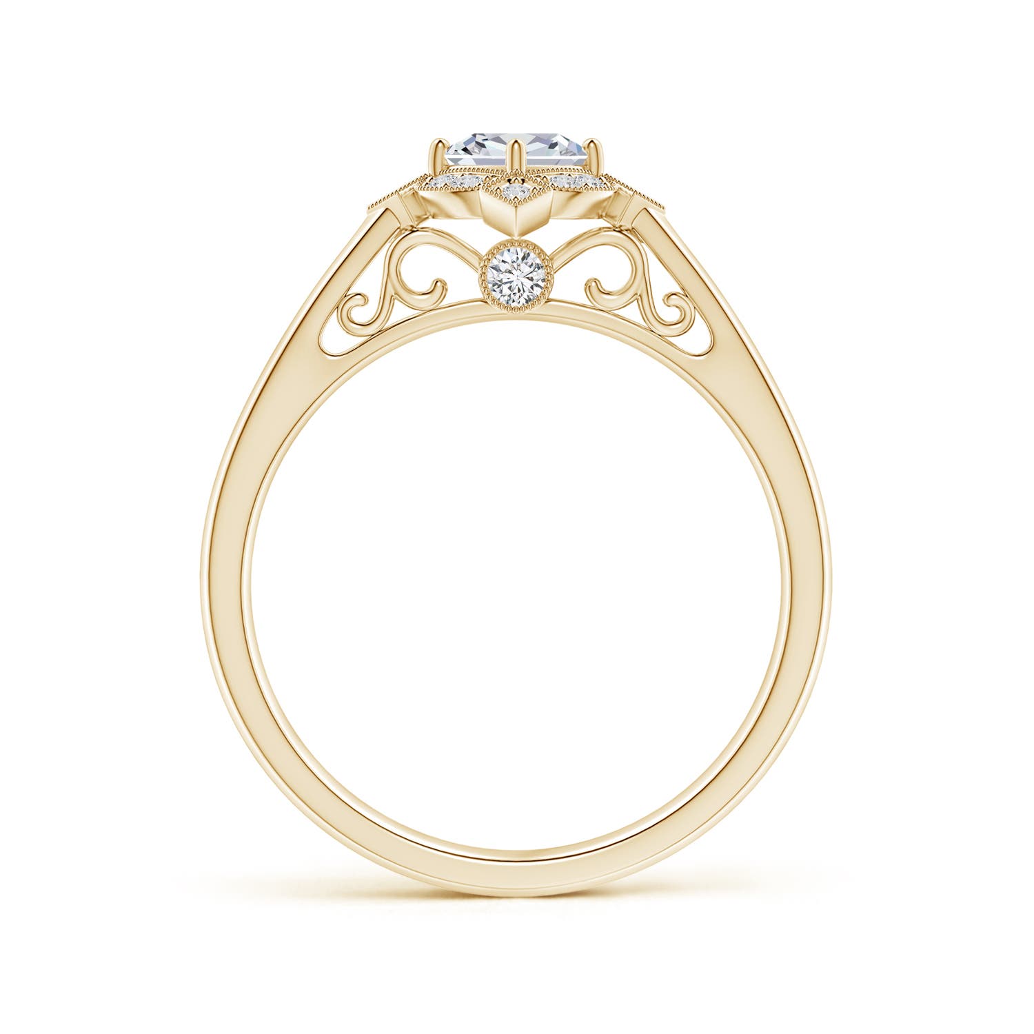 H, SI2 / 0.37 CT / 14 KT Yellow Gold