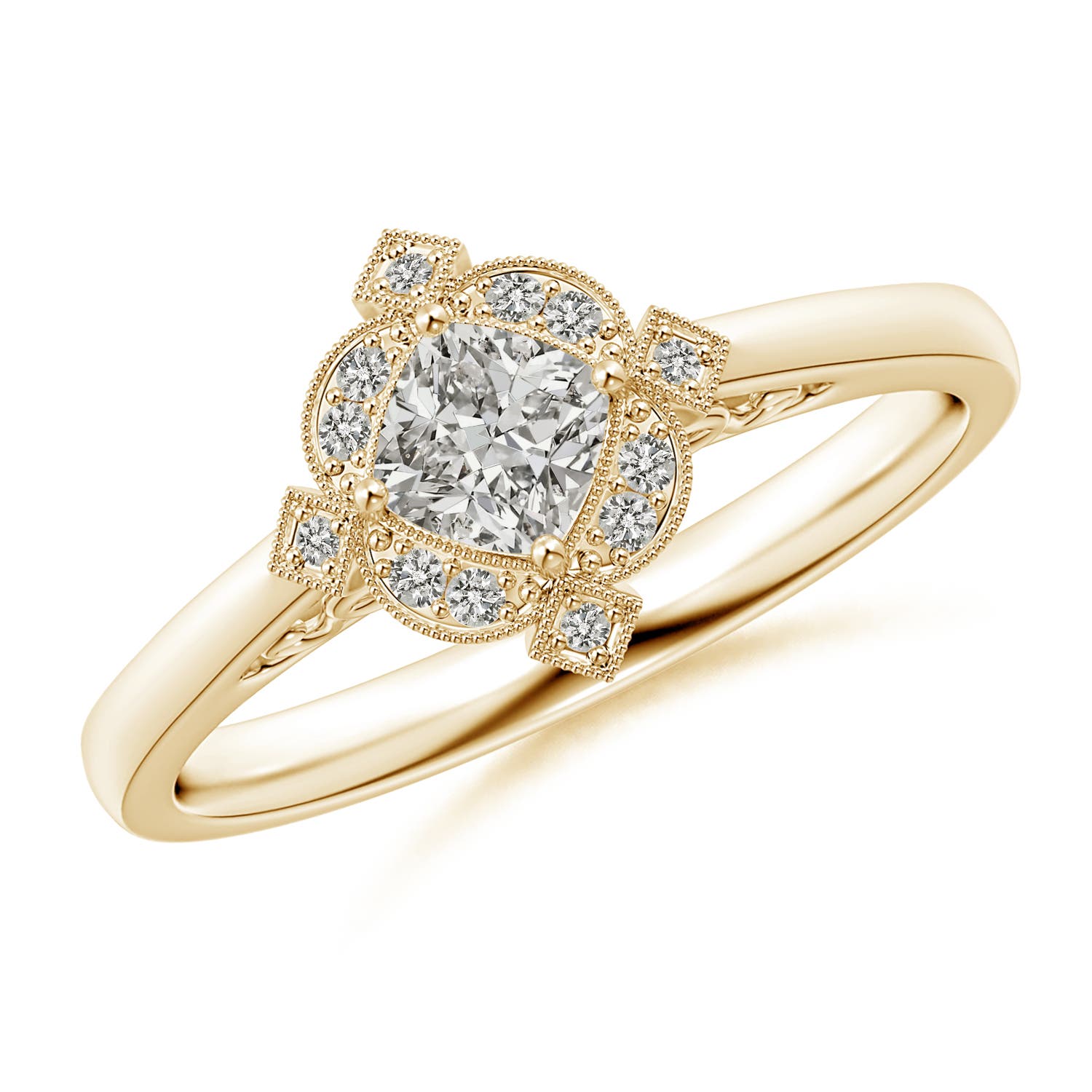 K, I3 / 0.37 CT / 14 KT Yellow Gold