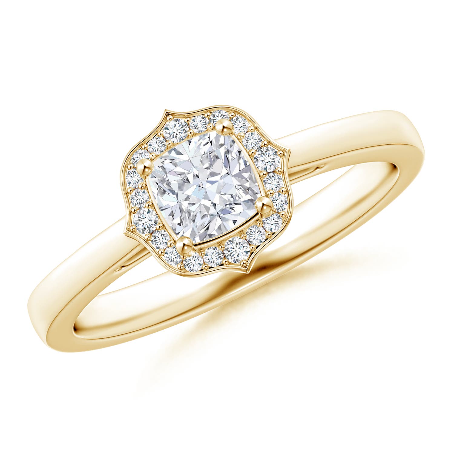 F-G, VS / 0.48 CT / 14 KT Yellow Gold