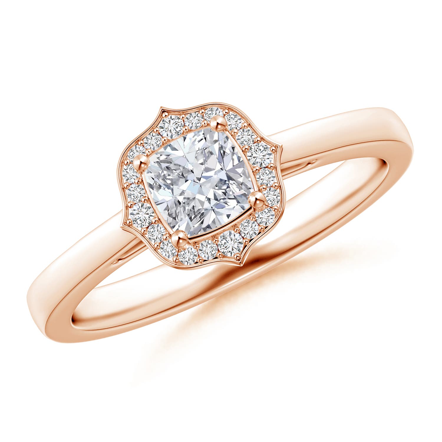 H, SI2 / 0.48 CT / 14 KT Rose Gold