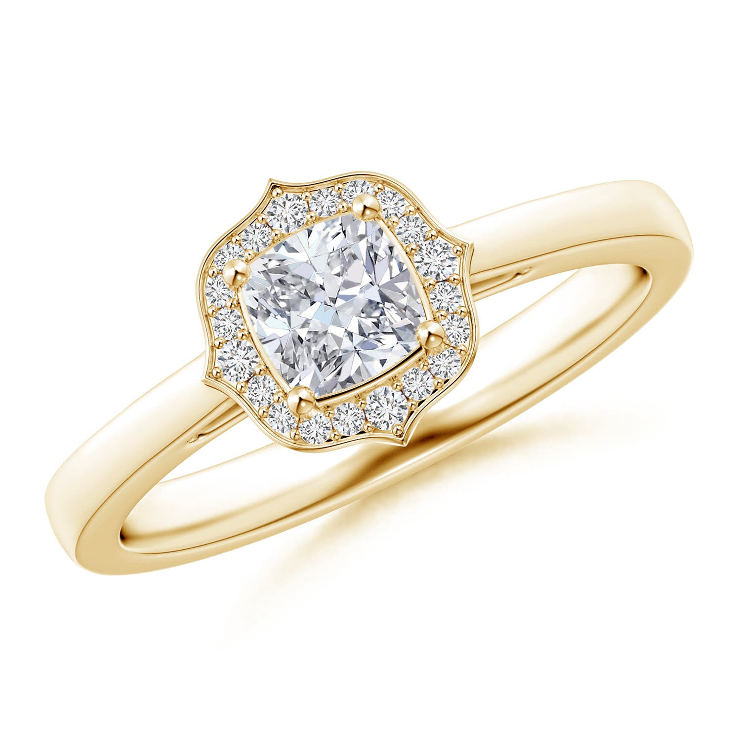 H, SI2 / 0.48 CT / 14 KT Yellow Gold