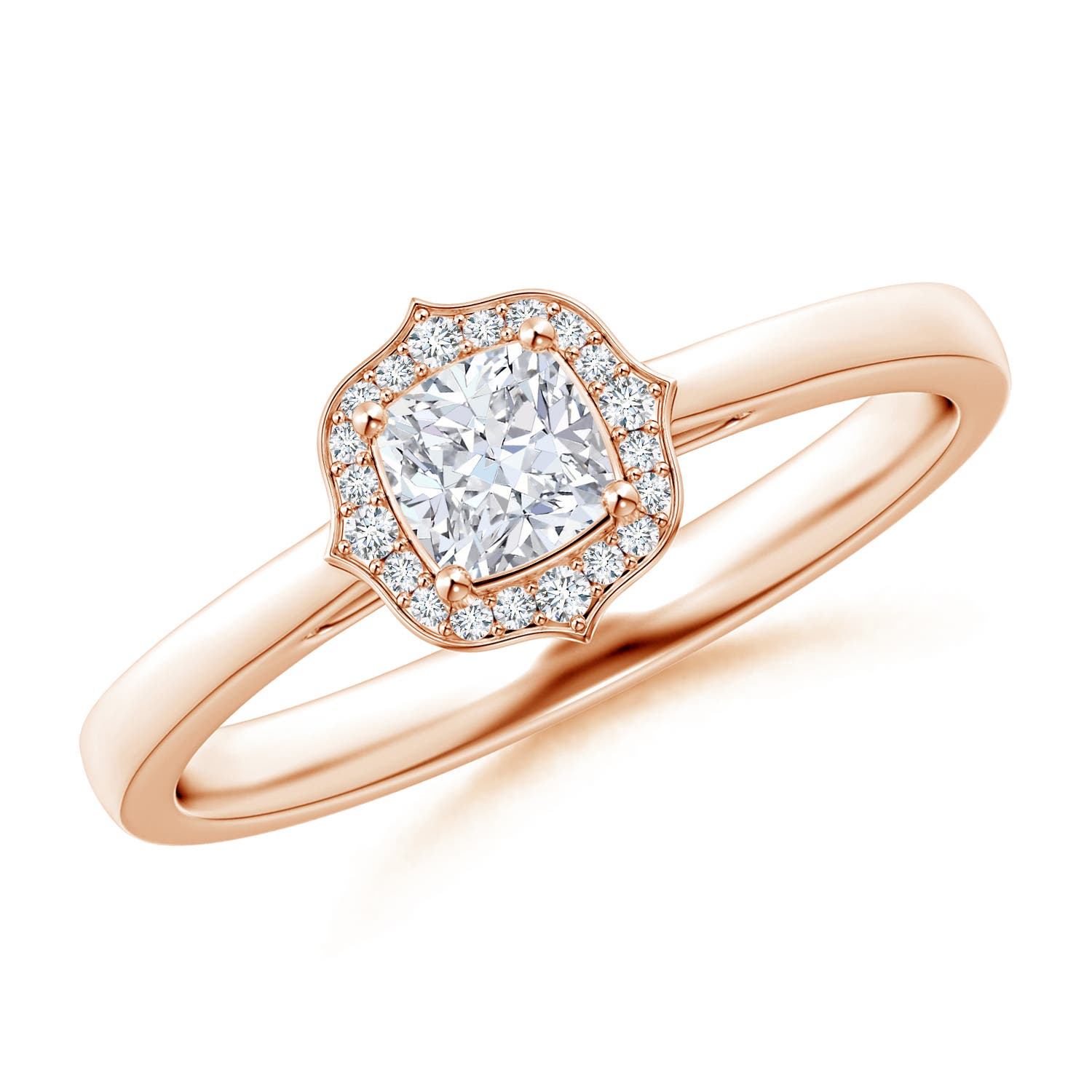 G, VS2 / 0.34 CT / 14 KT Rose Gold