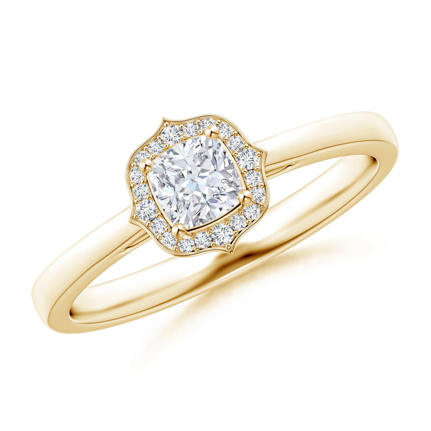 G, VS2 / 0.34 CT / 14 KT Yellow Gold